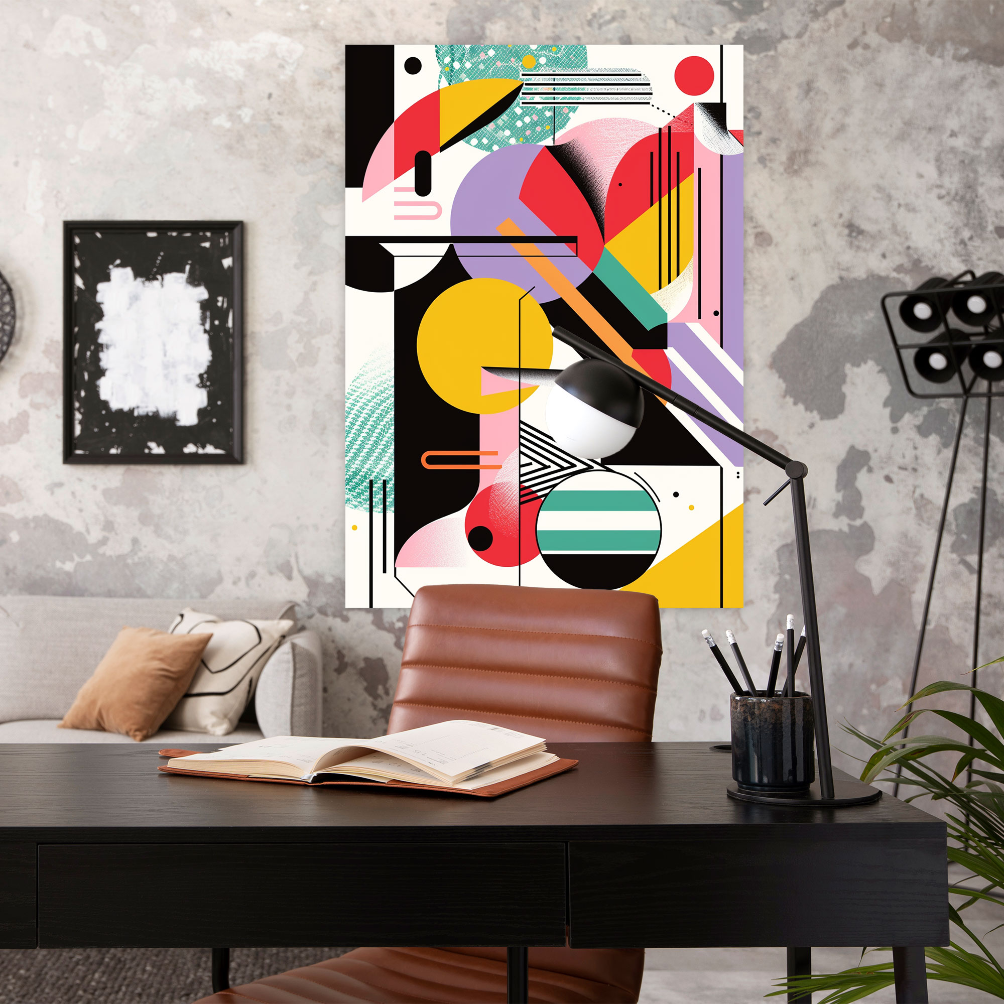 Futurism Canvas Print Geometric Shapes - Futurism, Futurism, Canvas Print, Geometric Shapes