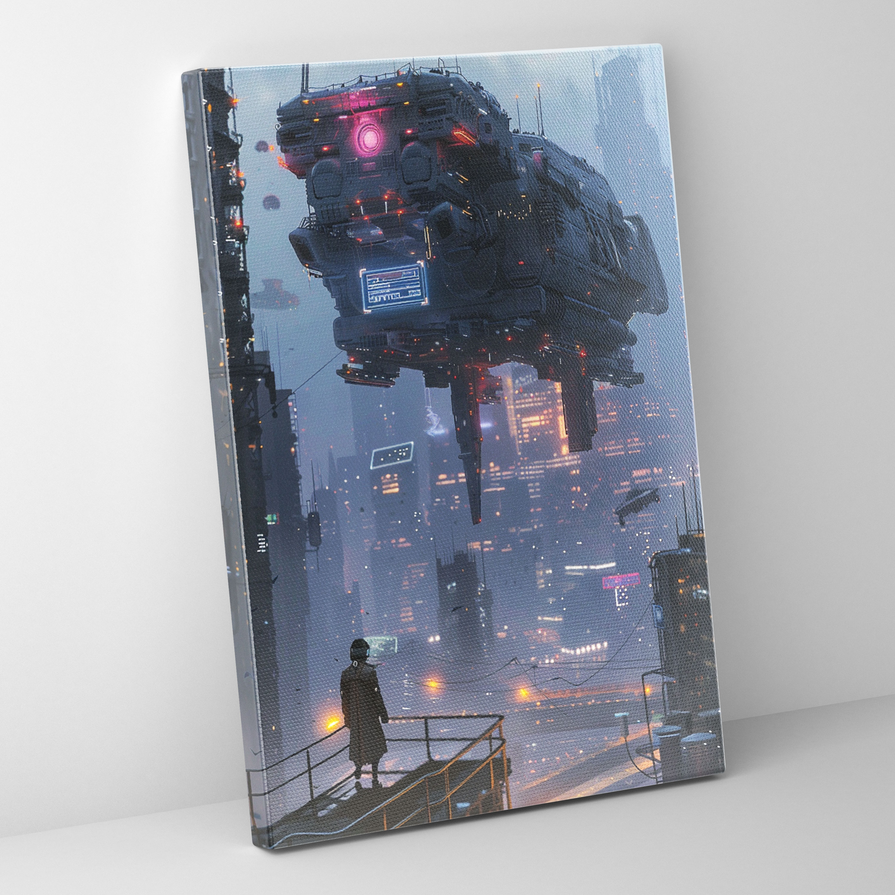 Futurism Canvas Print Technology - Futurism, Sci-Fi Elements, Futurism, Wall Decoration