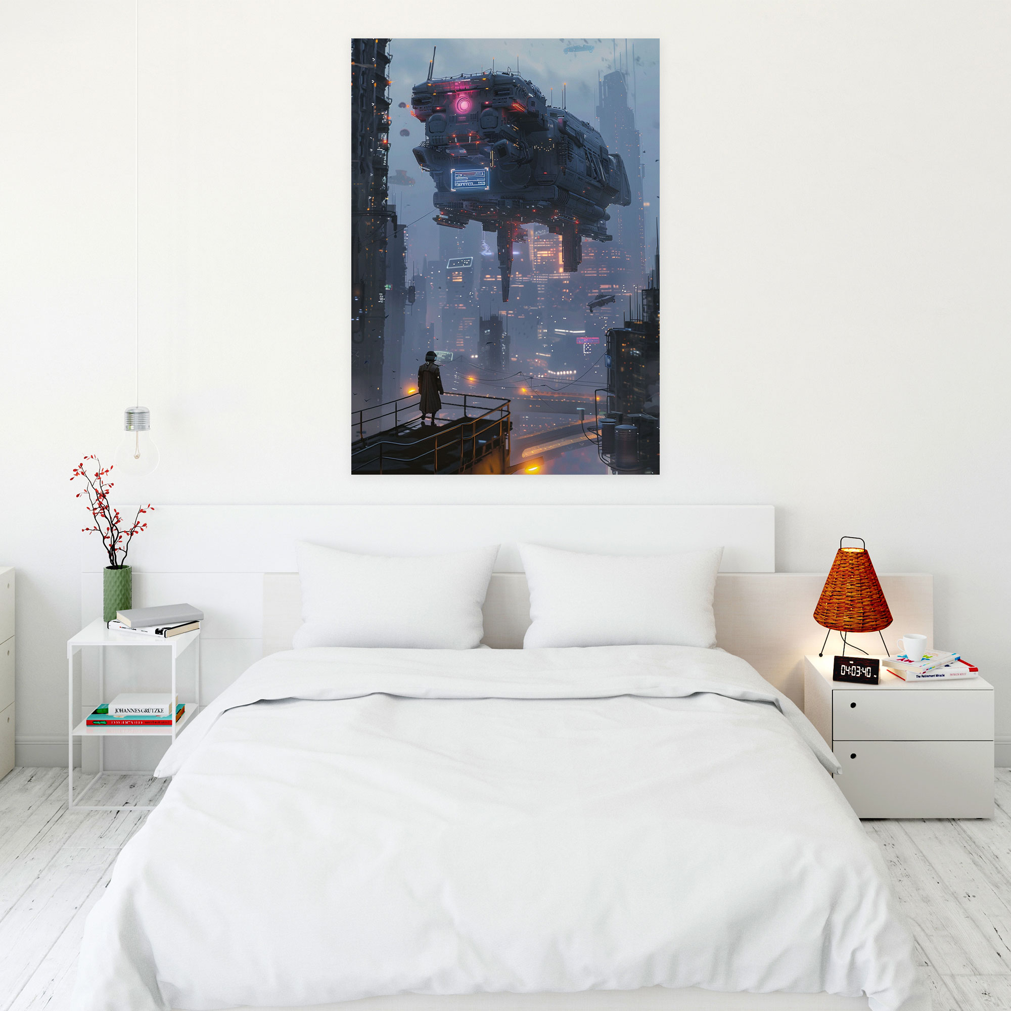 Futurism Canvas Print Technology - Futurism, Sci-Fi Elements, Futurism, Wall Decoration