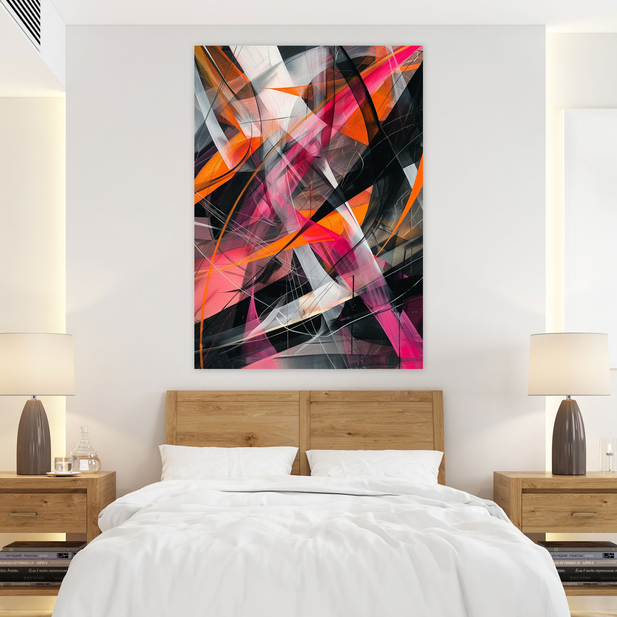 Futurism Wall Art Dynamic Lines - Futurism, Home Decoration, Futurism, Wall Decoration