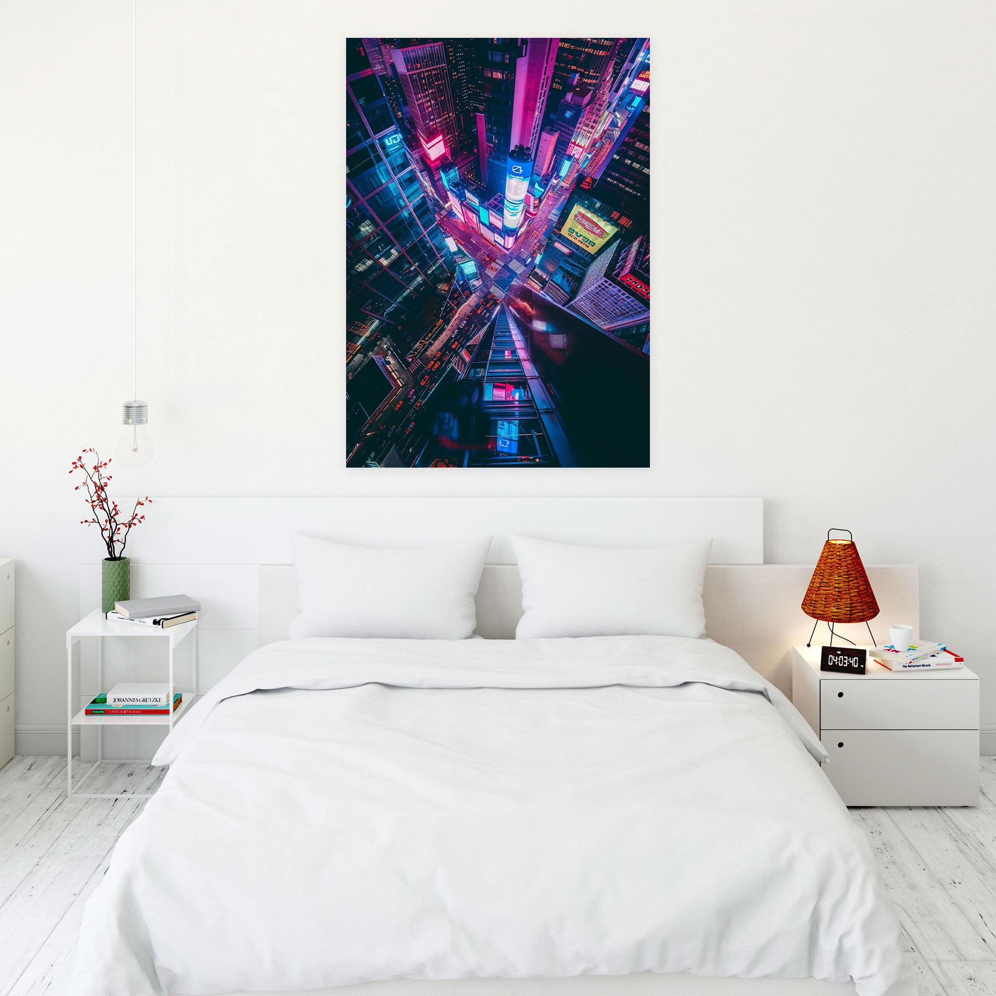 Futurism Wall Decoration Cityscape - Futurism, Wall Art, Canvas Wall Art, Wall Decoration