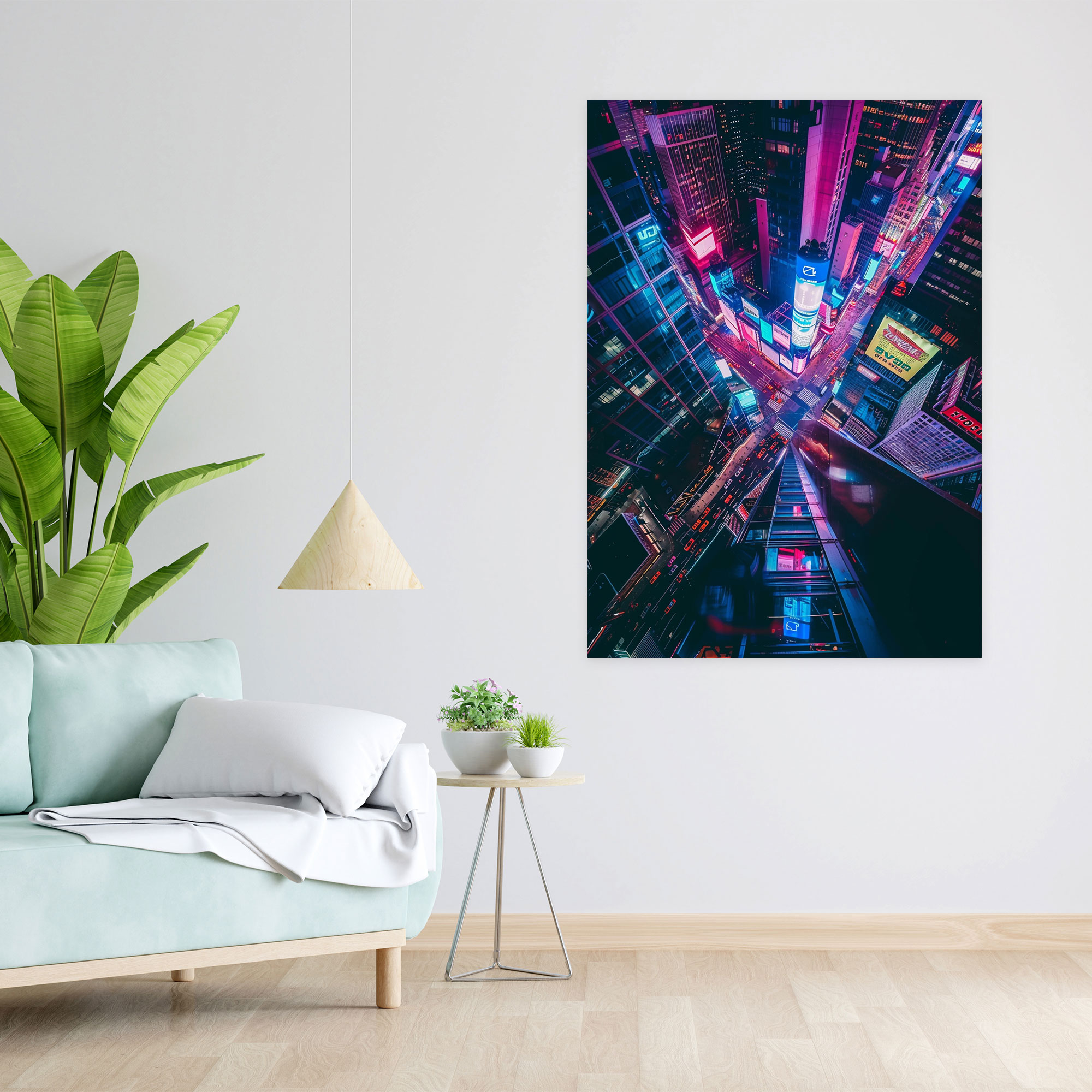 Futurism Wall Decoration Cityscape - Futurism, Wall Art, Canvas Wall Art, Wall Decoration