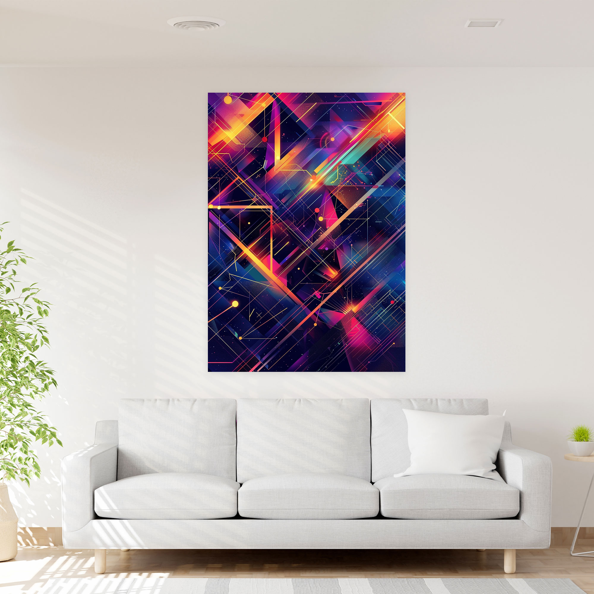 Futurism Canvas Print - Futurism, Wall Decoration, Wall Art, Futurism