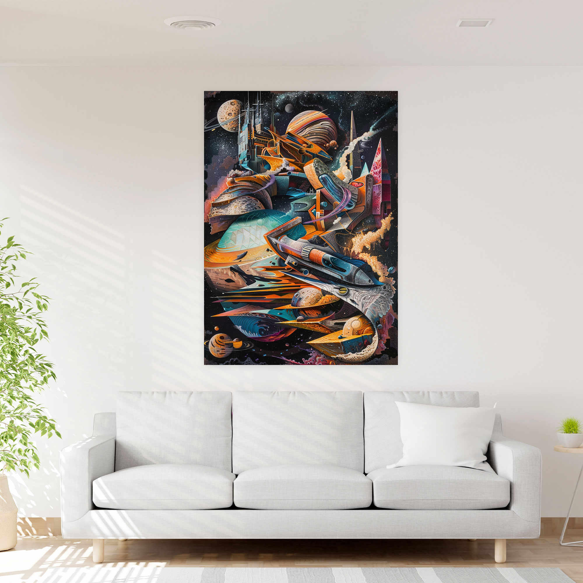 Futurism Canvas Print - Futurism, Canvas Wall Art, Canvas Print, Wall Art