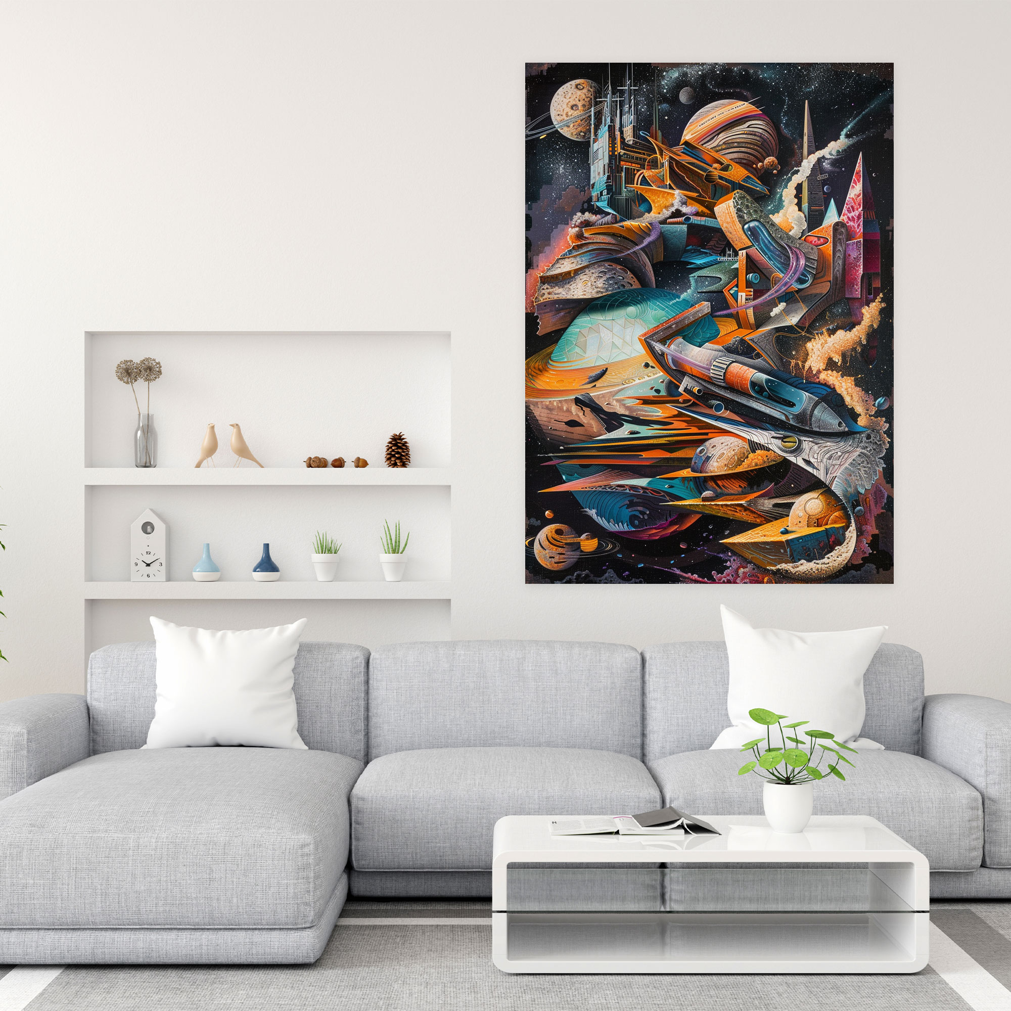 Futurism Canvas Print - Futurism, Canvas Wall Art, Canvas Print, Wall Art