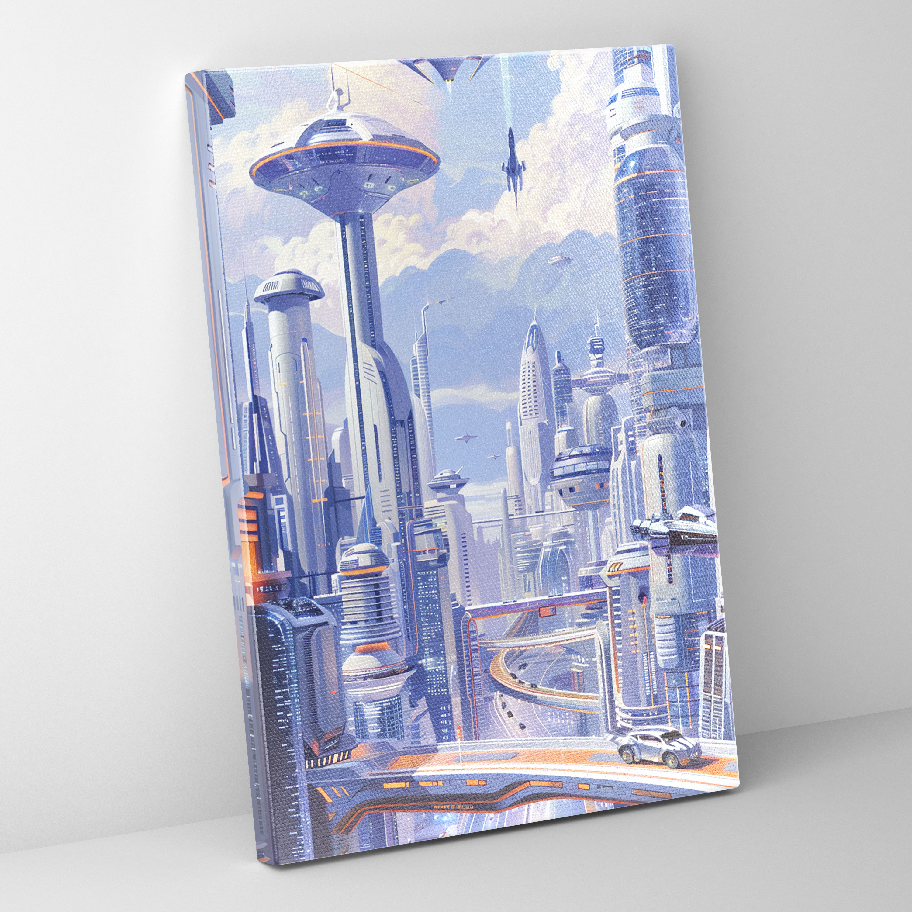 Futurism Art Style Wall Art - Futurism, Canvas Print, Wall Decoration, Canvas