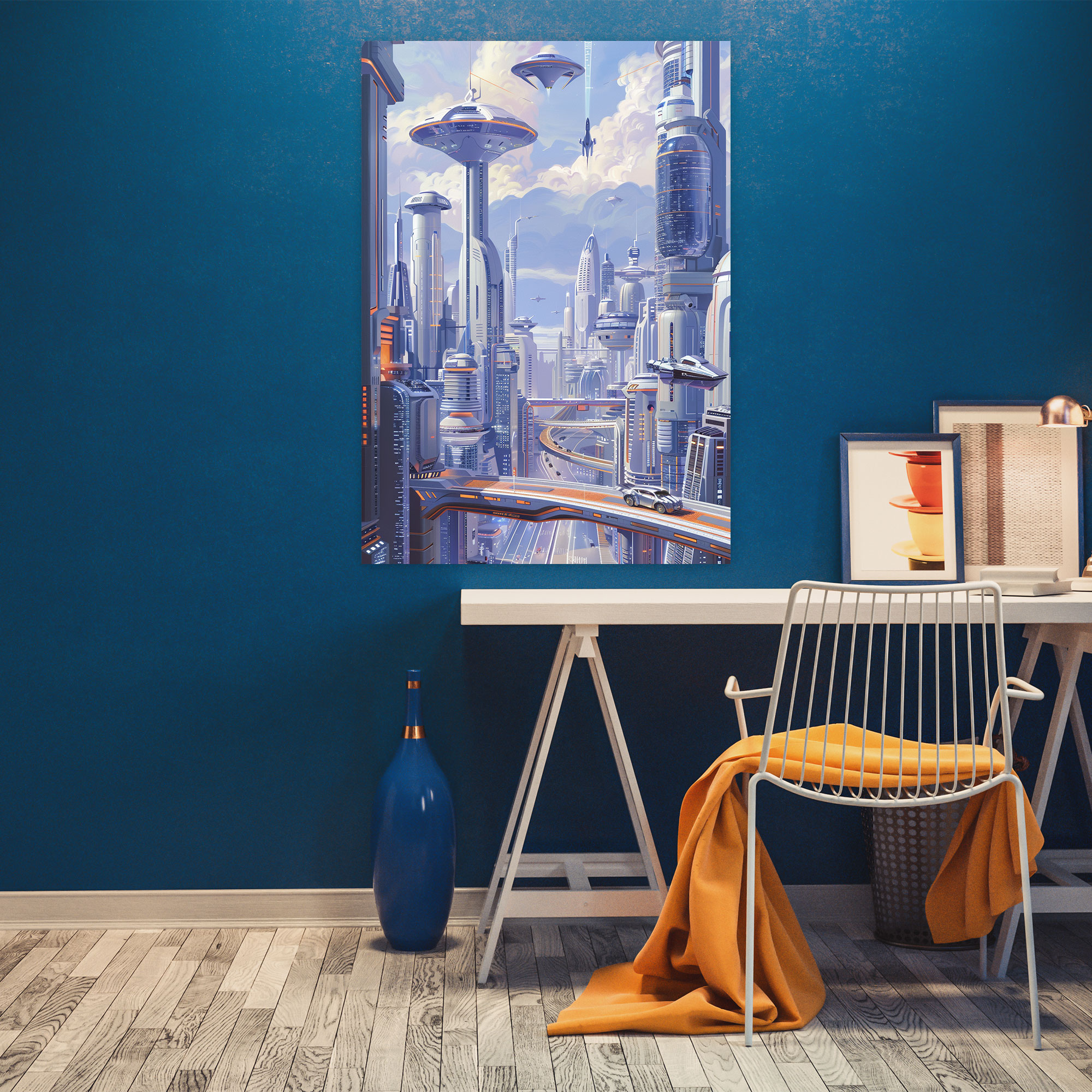 Futurism Art Style Wall Art - Futurism, Canvas Print, Wall Decoration, Canvas
