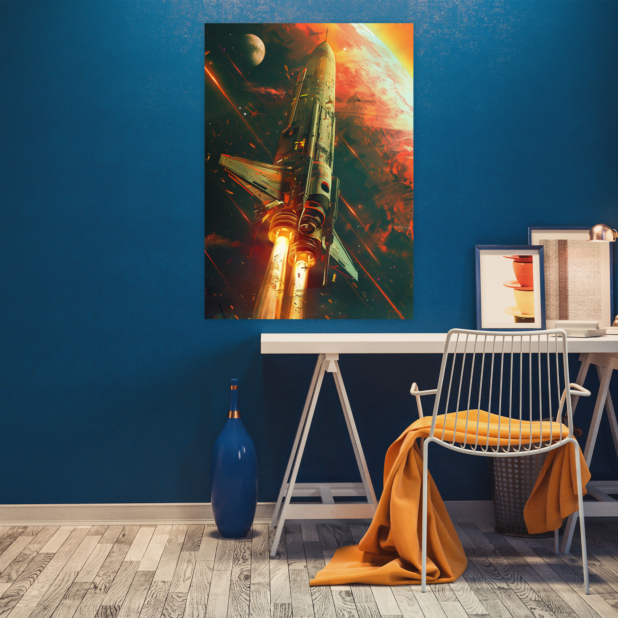 Futurism Art Style Canvas Print - Futurism, Canvas, Canvas Print, Canvas Wall Art