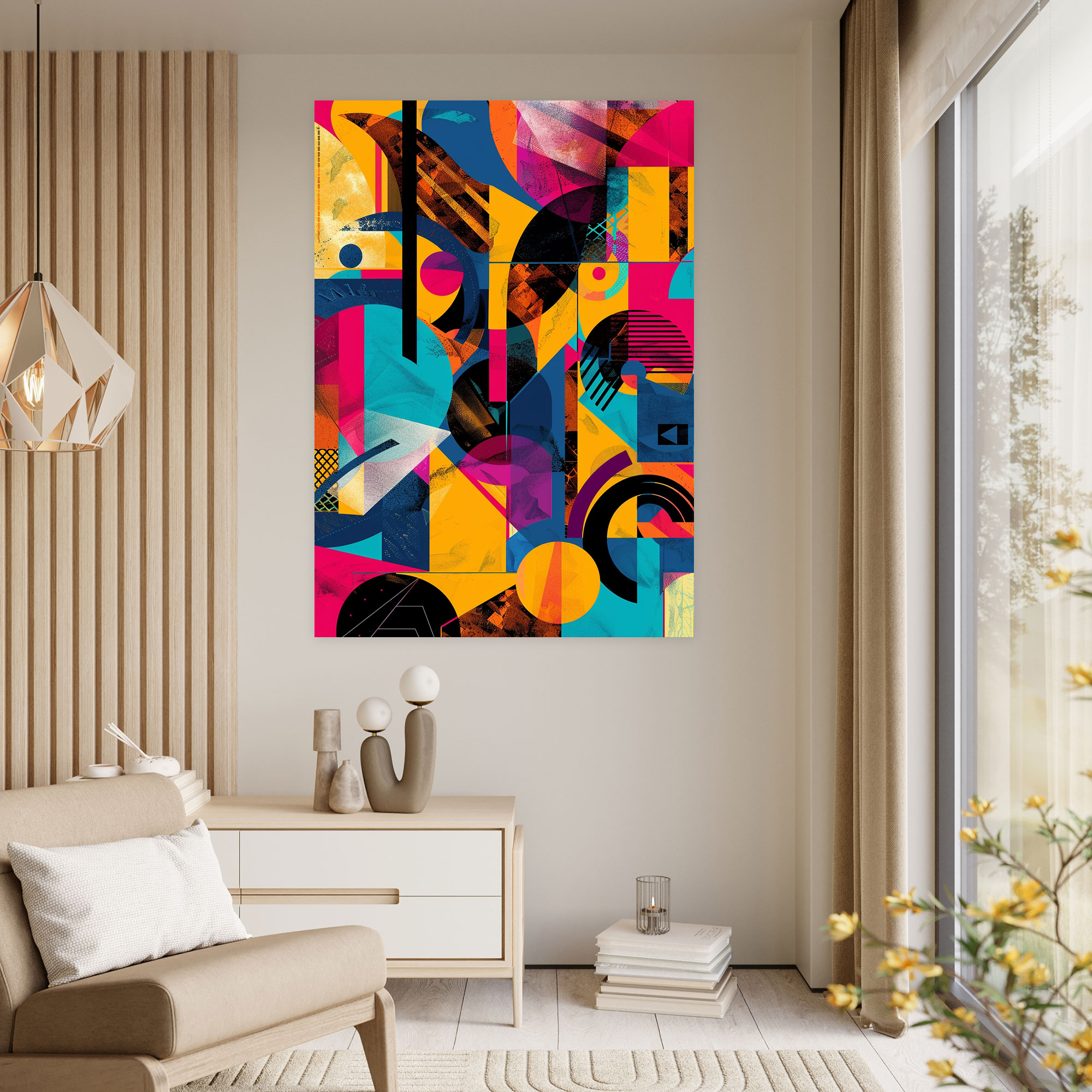 Futurism Art Style Canvas Print - Futurism, Home Decoration, Wall Decoration, Canvas Wall Art