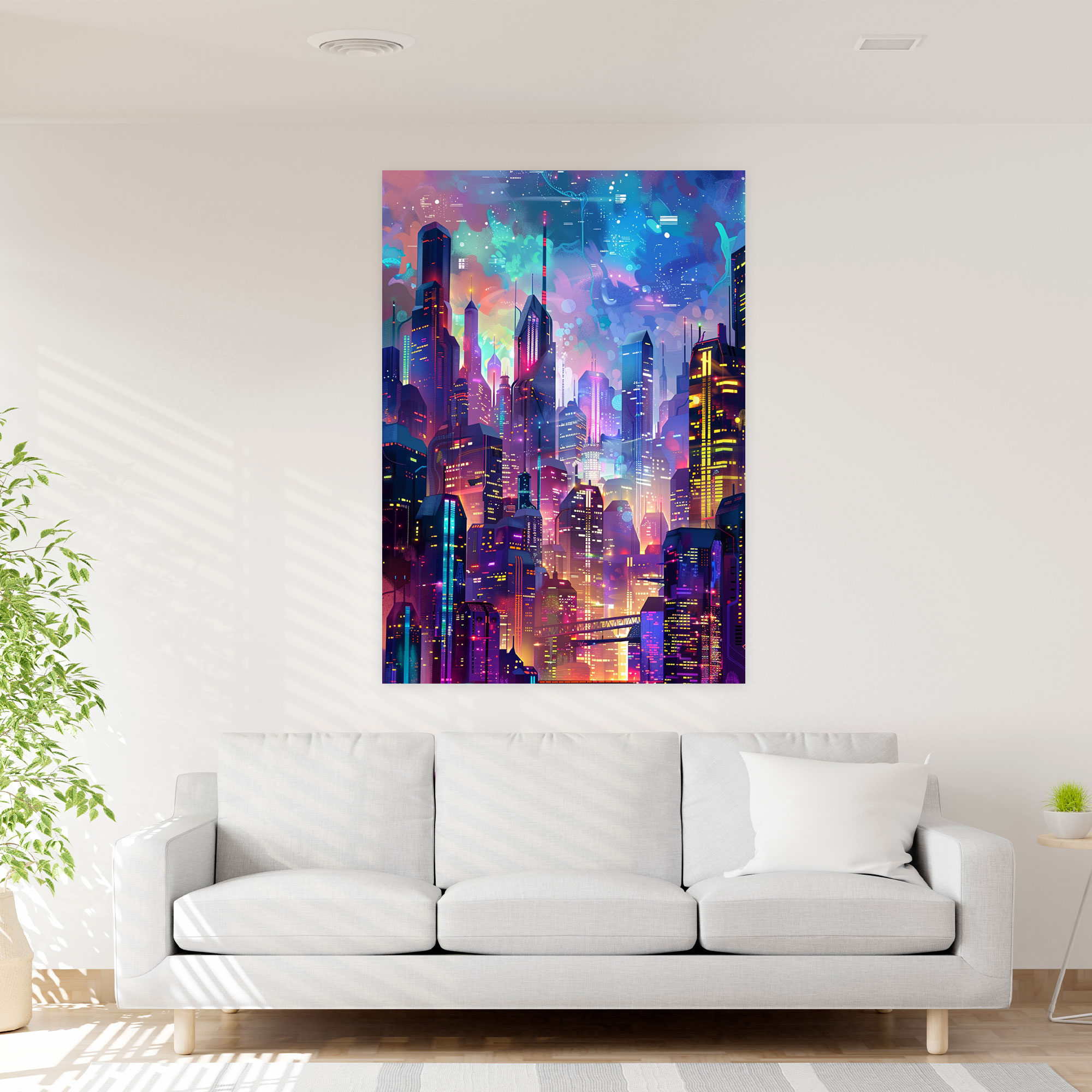 Futurism Art Style Wall Decoration - Futurism, Wall Decoration, Home Decoration, Canvas