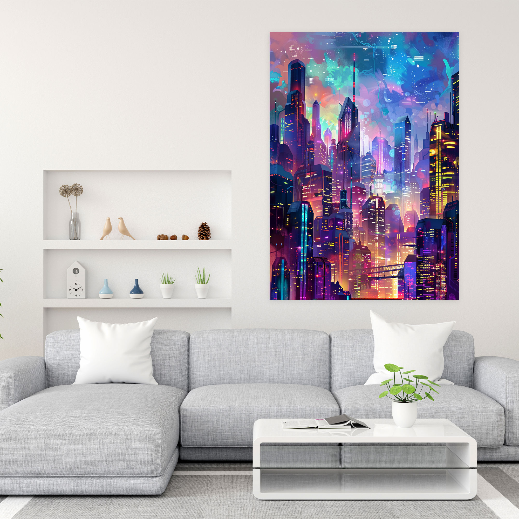 Futurism Art Style Wall Decoration - Futurism, Wall Decoration, Home Decoration, Canvas