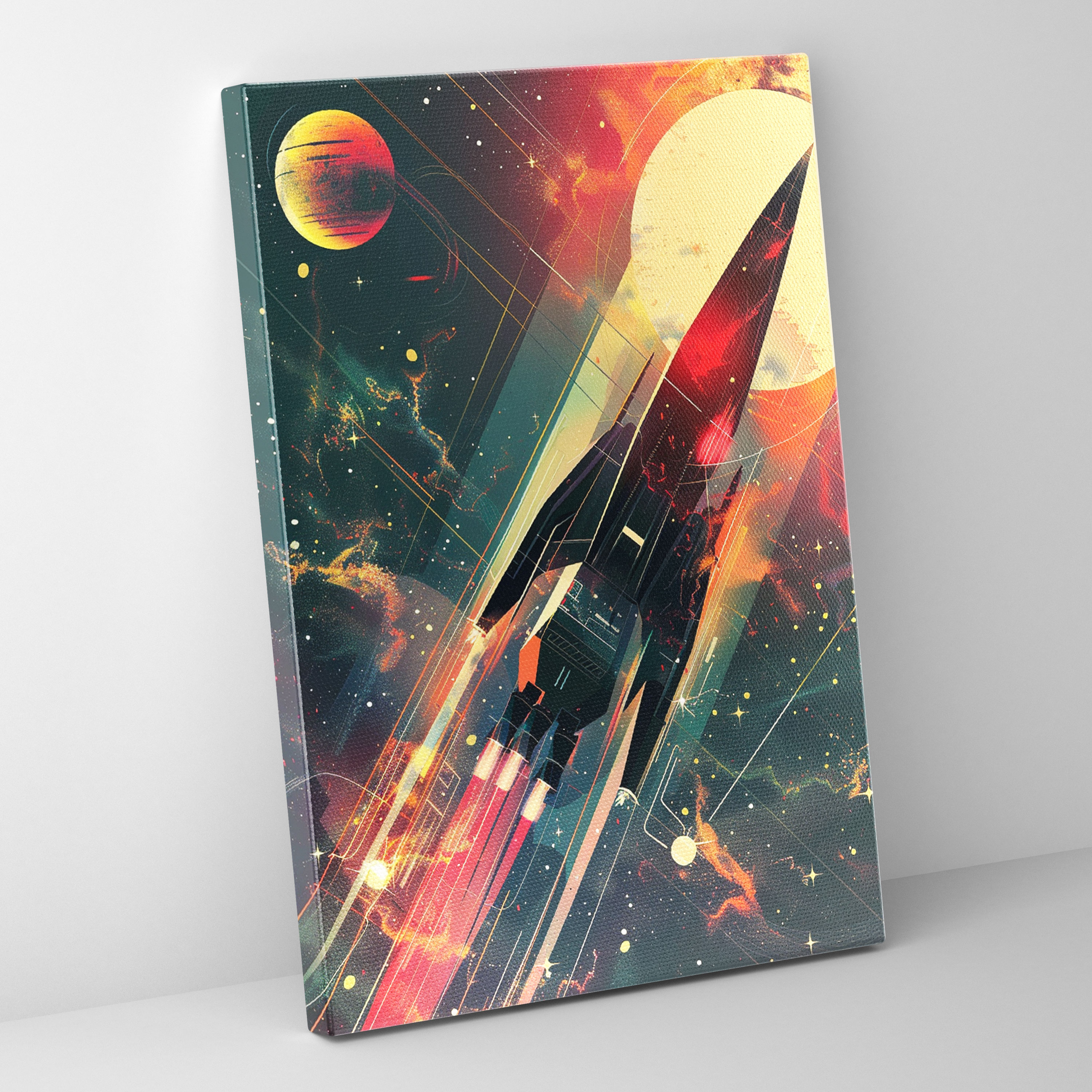 Futurism Art Style Canvas Wall Art - Futurism, Wall Art, Canvas Print, Futurism Art Style