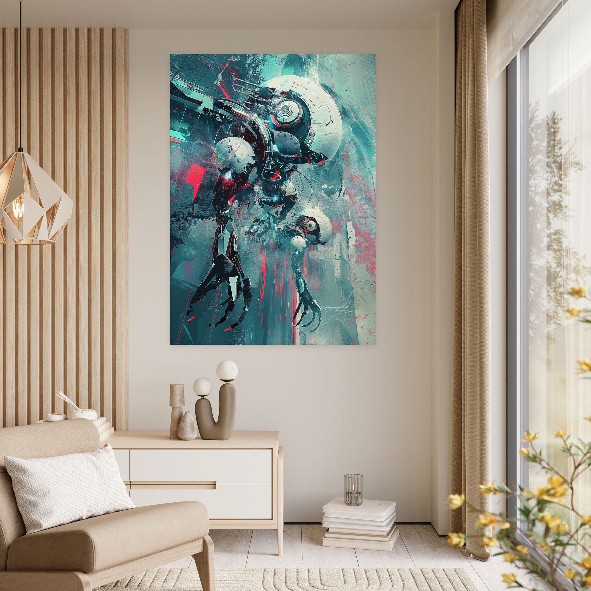 Futurism Art Style Wall Decoration - Futurism, Home Decoration, Canvas, Wall Decoration
