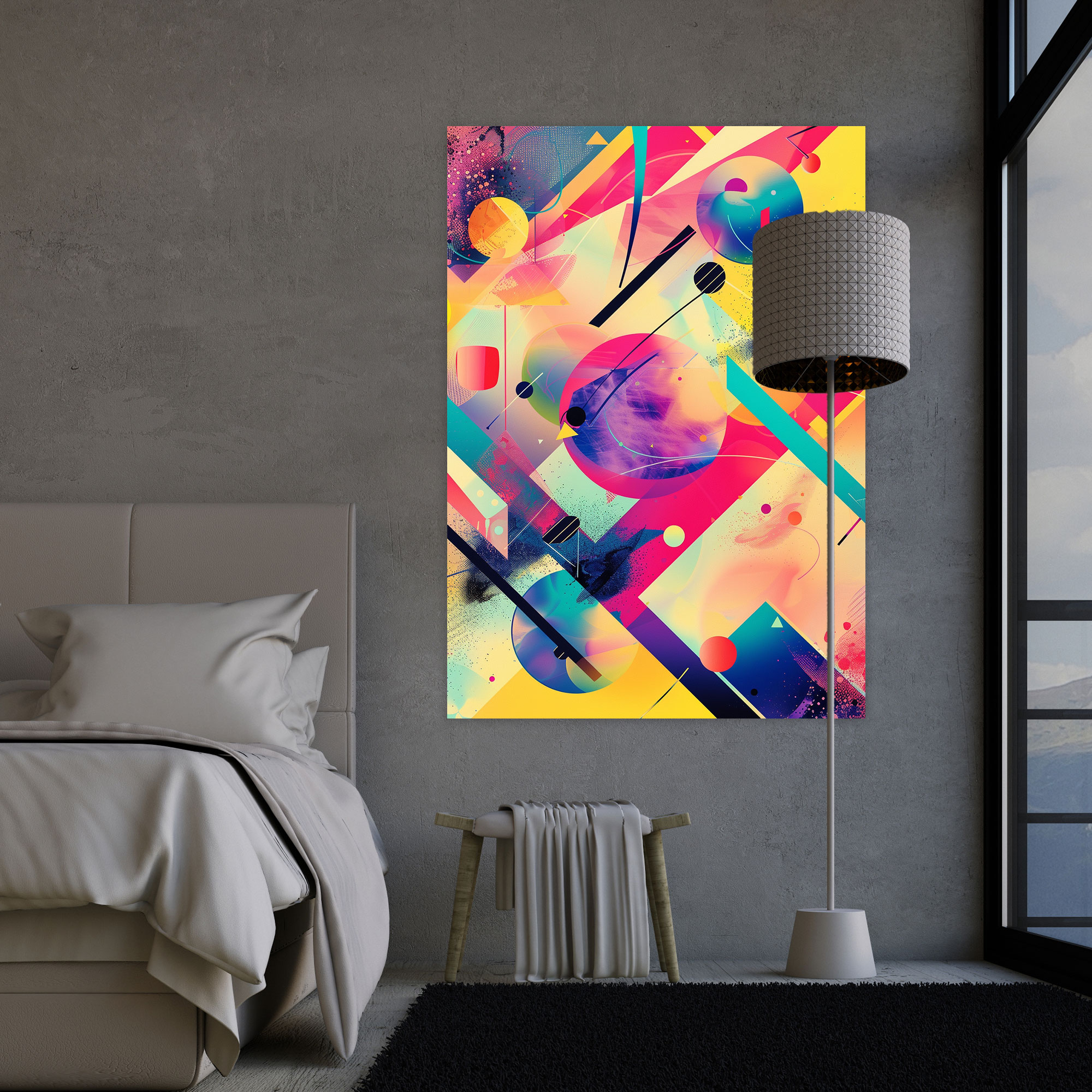 Futurism Art Style Canvas Print - Futurism, Canvas Wall Art, Home Decoration, Canvas Print