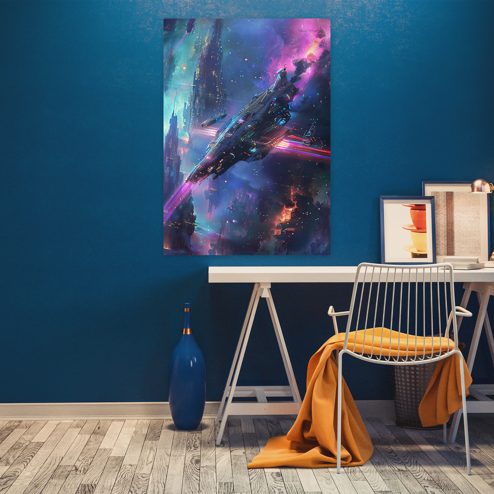 Futurism Art Style Wall Art - Futurism, Canvas, Home Decoration, Wall Art