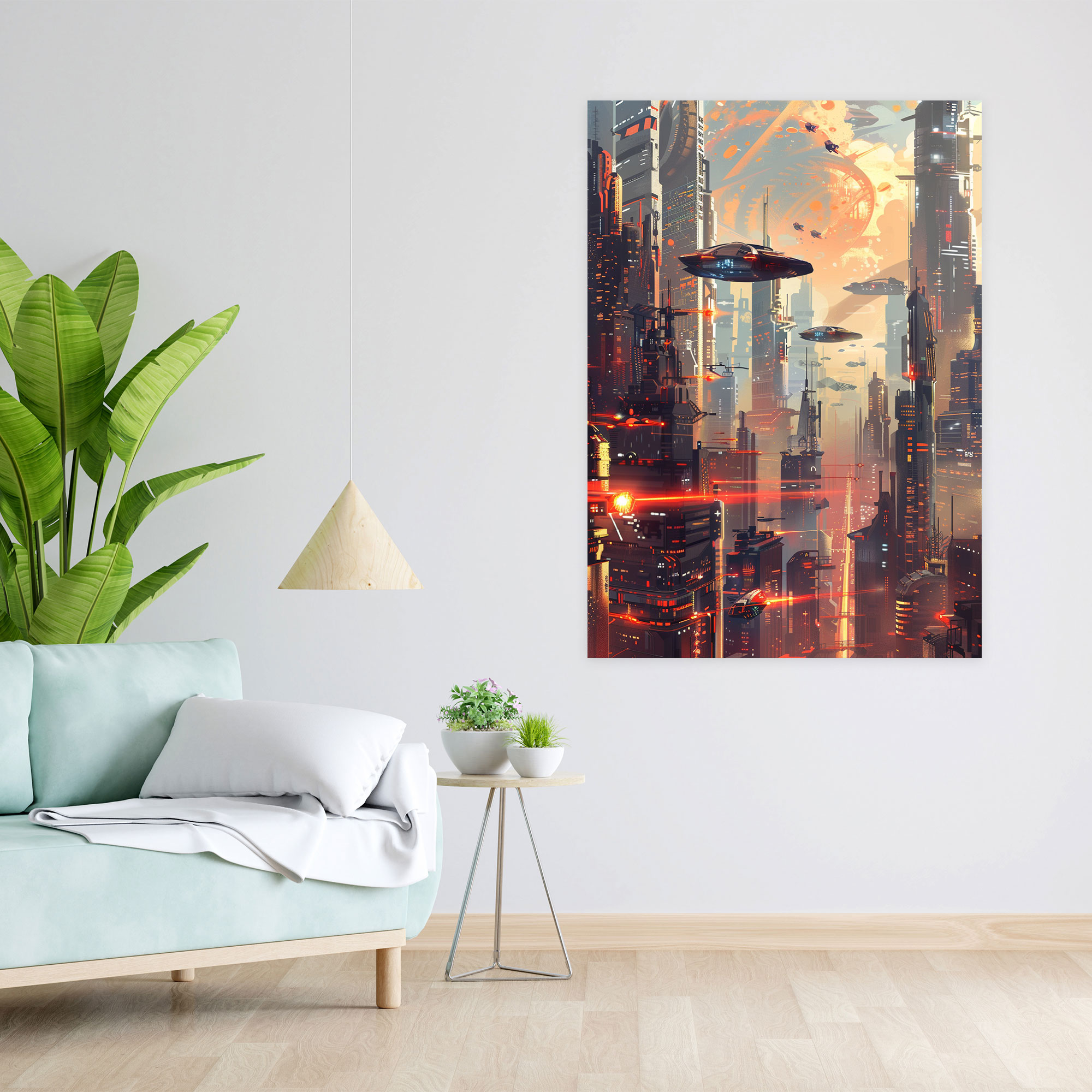 Futurism Art Style Wall Decoration - Futurism, Wall Decoration, Futurism Art Style, Canvas Wall Art