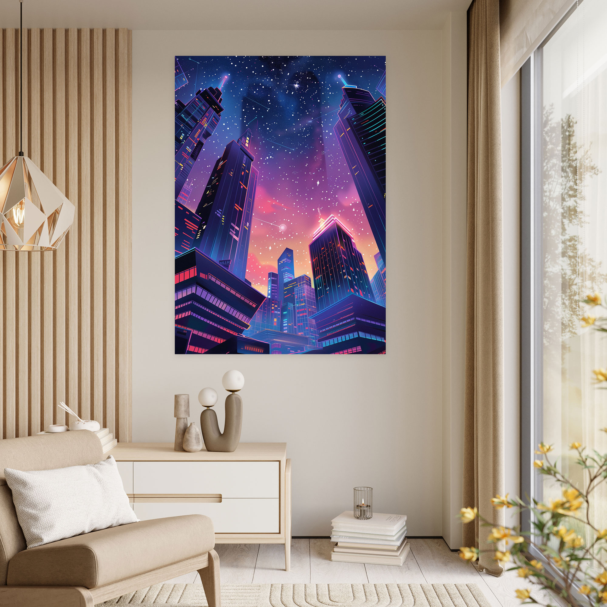 Futurism Art Style Wall Art - Futurism, Wall Decoration, Canvas Wall Art, Canvas