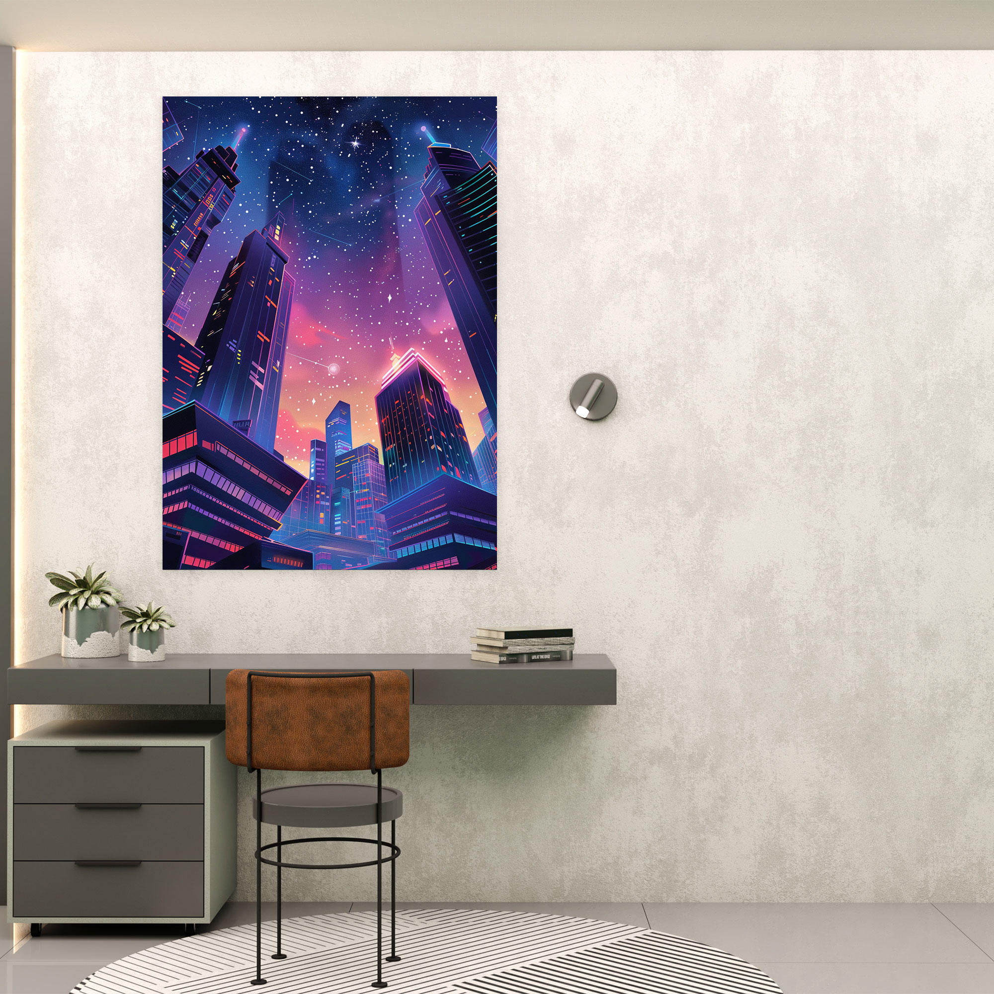 Futurism Art Style Wall Art - Futurism, Wall Decoration, Canvas Wall Art, Canvas