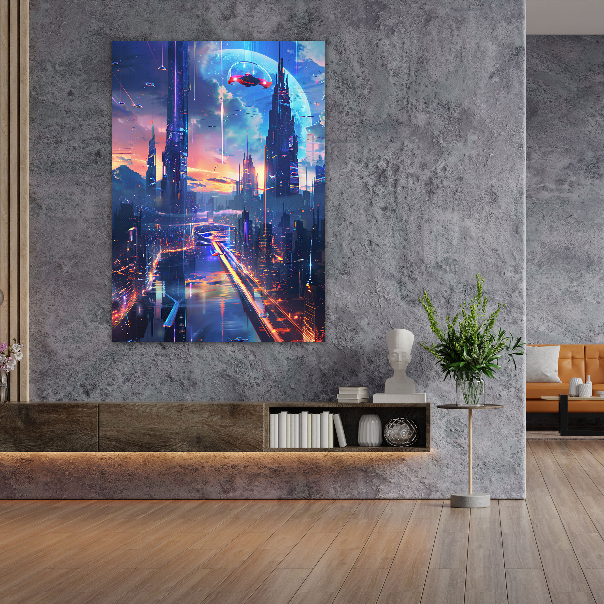 Futurism Art Style Wall Decoration - Futurism, Canvas, Home Decoration, Canvas Wall Art