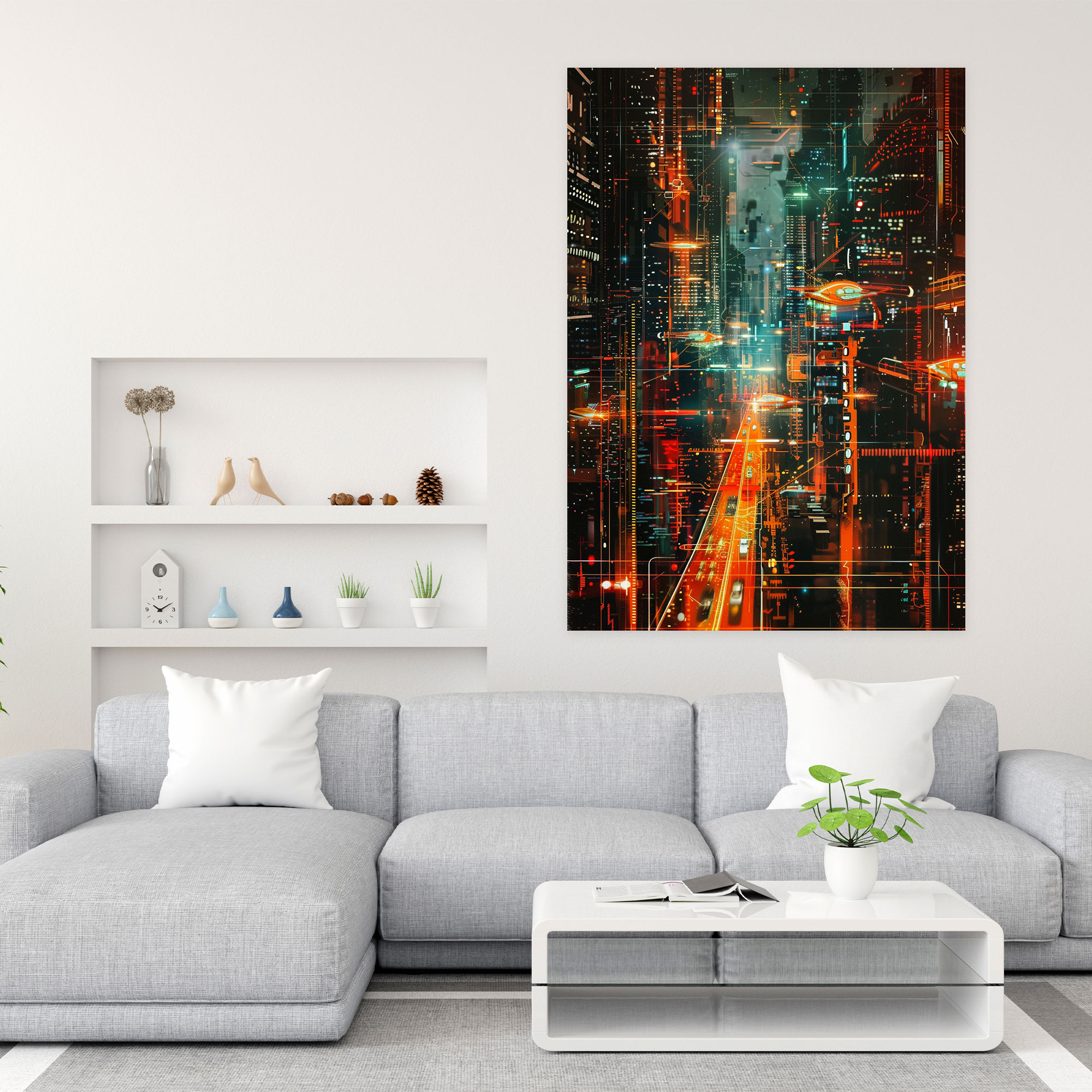 Futurism Art Style Canvas Print - Futurism, Futurism Art Style, Wall Decoration, Wall Art