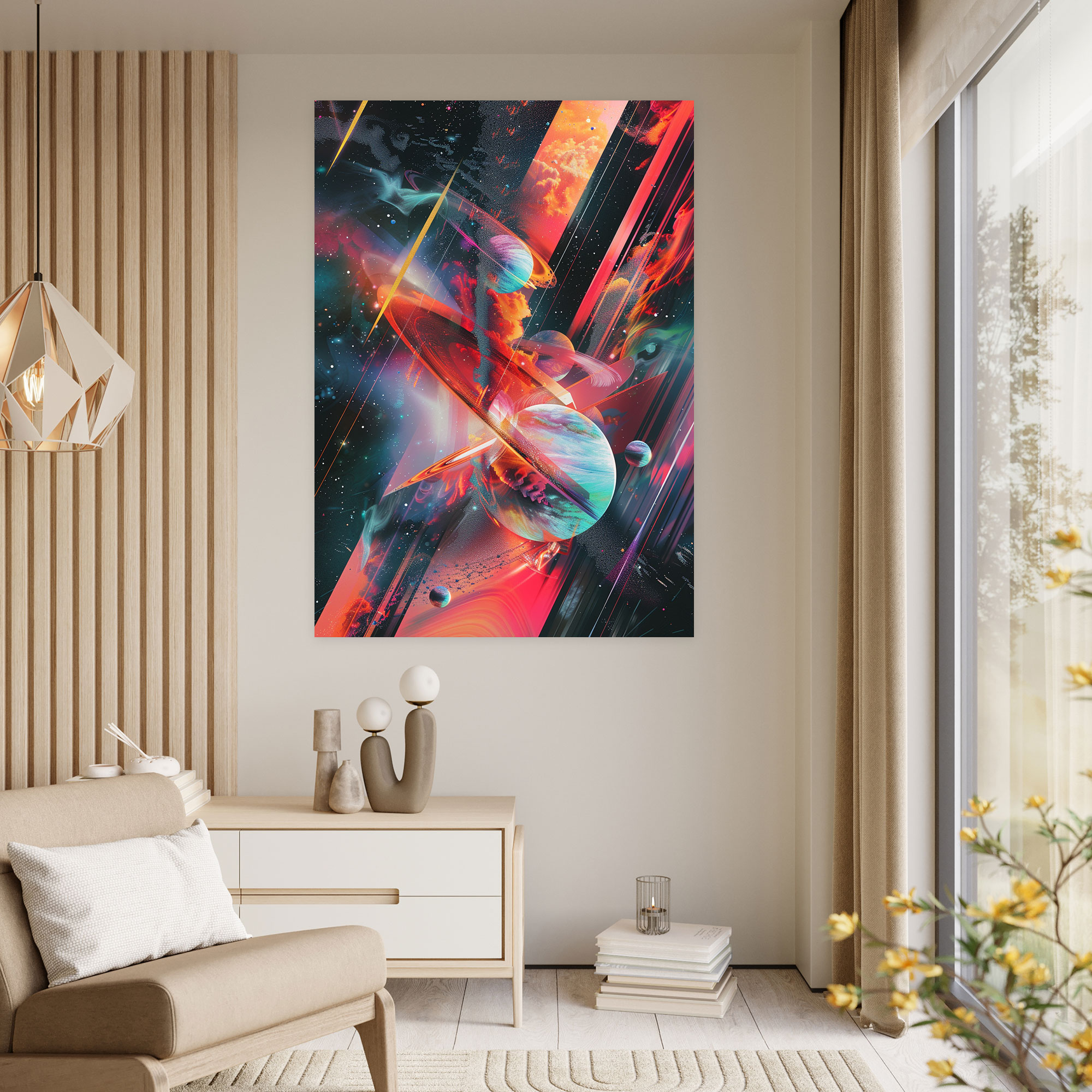 Futurism Art Style Wall Art - Futurism, Canvas Wall Art, Wall Decoration, Home Decoration