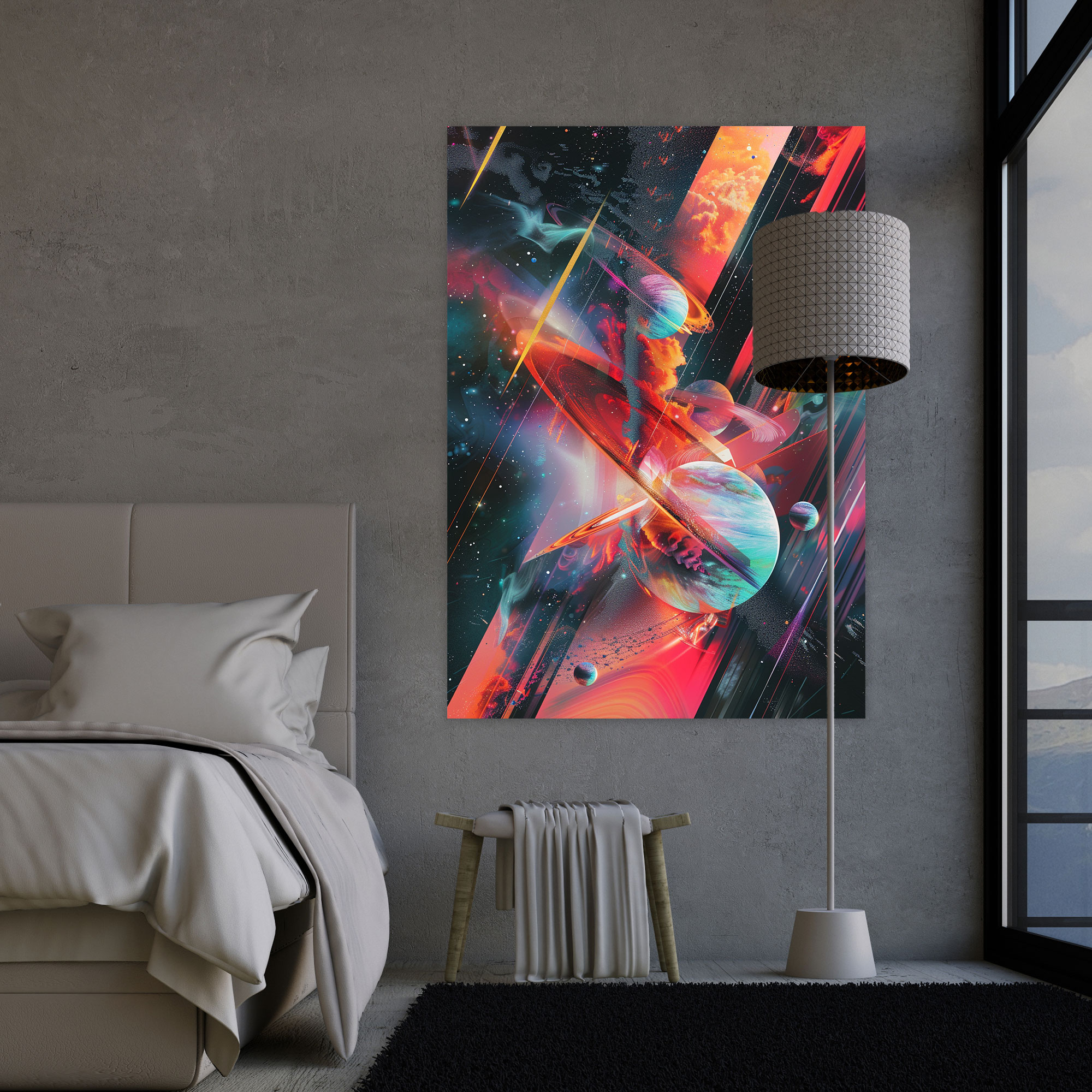 Futurism Art Style Wall Art - Futurism, Canvas Wall Art, Wall Decoration, Home Decoration