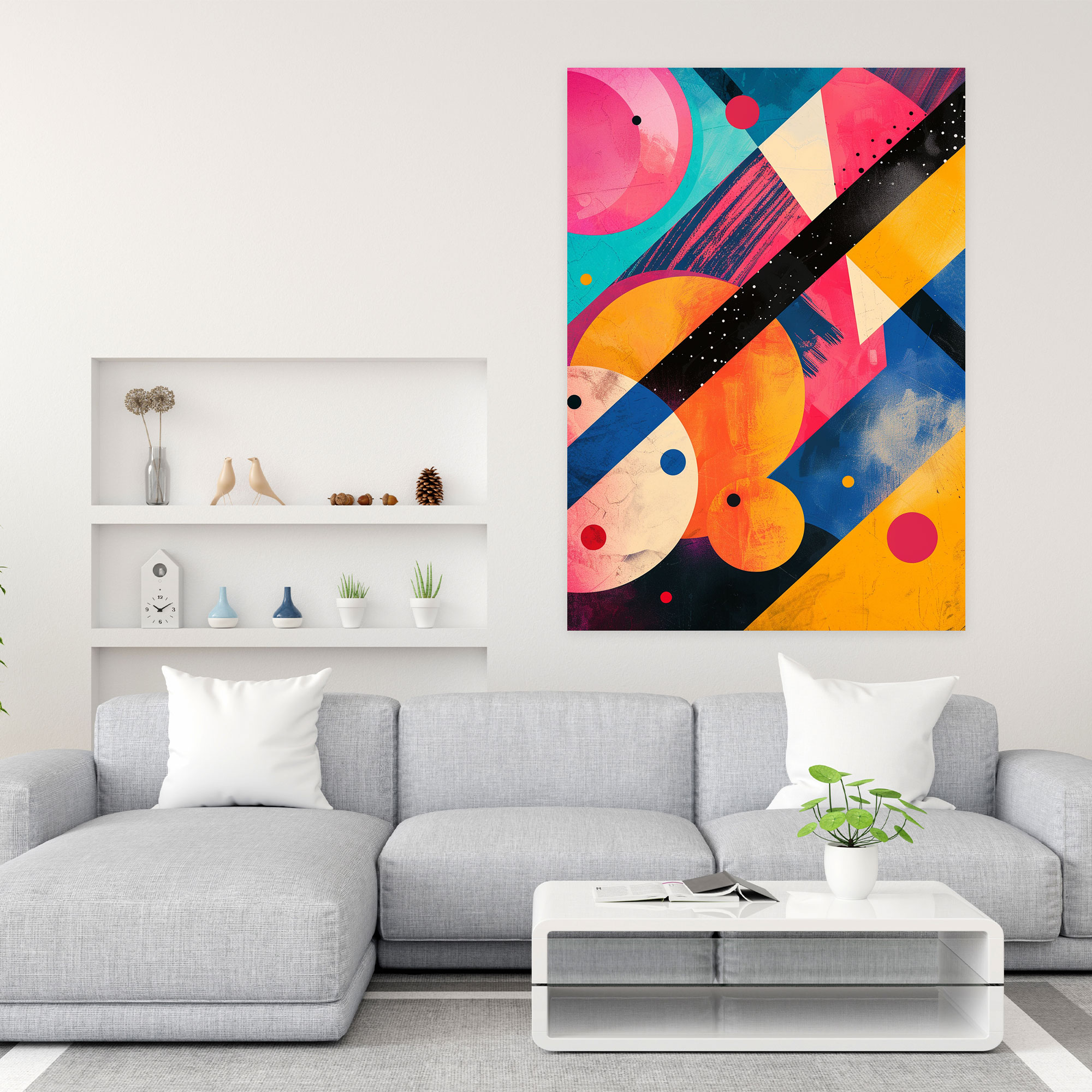 Futurism Art Style Canvas Print - Futurism, Canvas Wall Art, Wall Decoration, Canvas Print