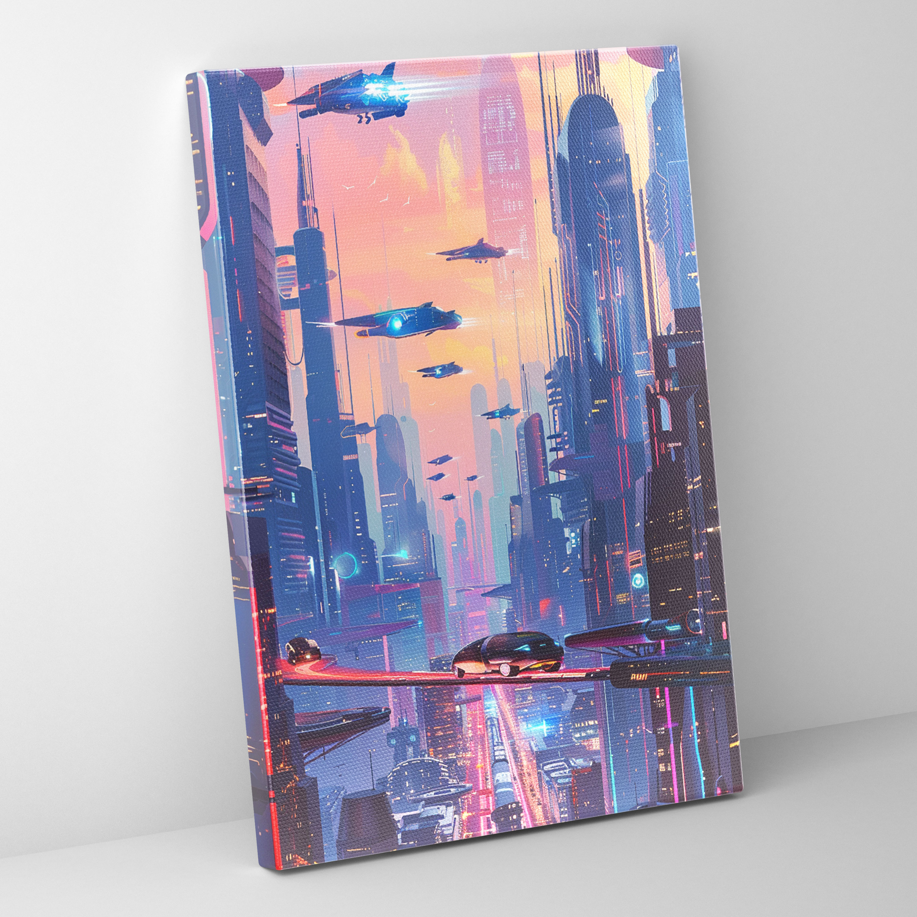 Futurism Art Style Wall Art - Futurism, Home Decoration, Canvas, Wall Art
