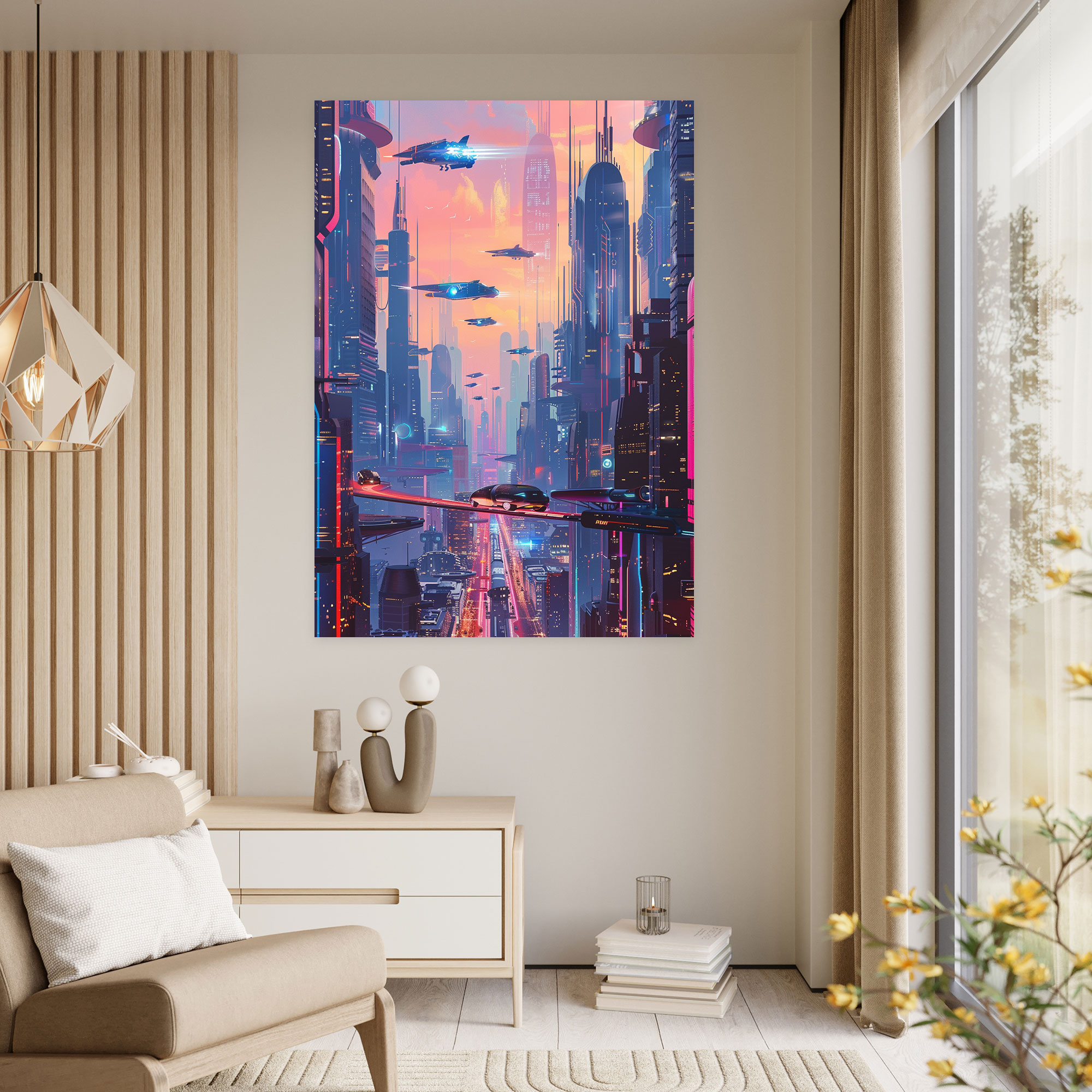 Futurism Art Style Wall Art - Futurism, Home Decoration, Canvas, Wall Art