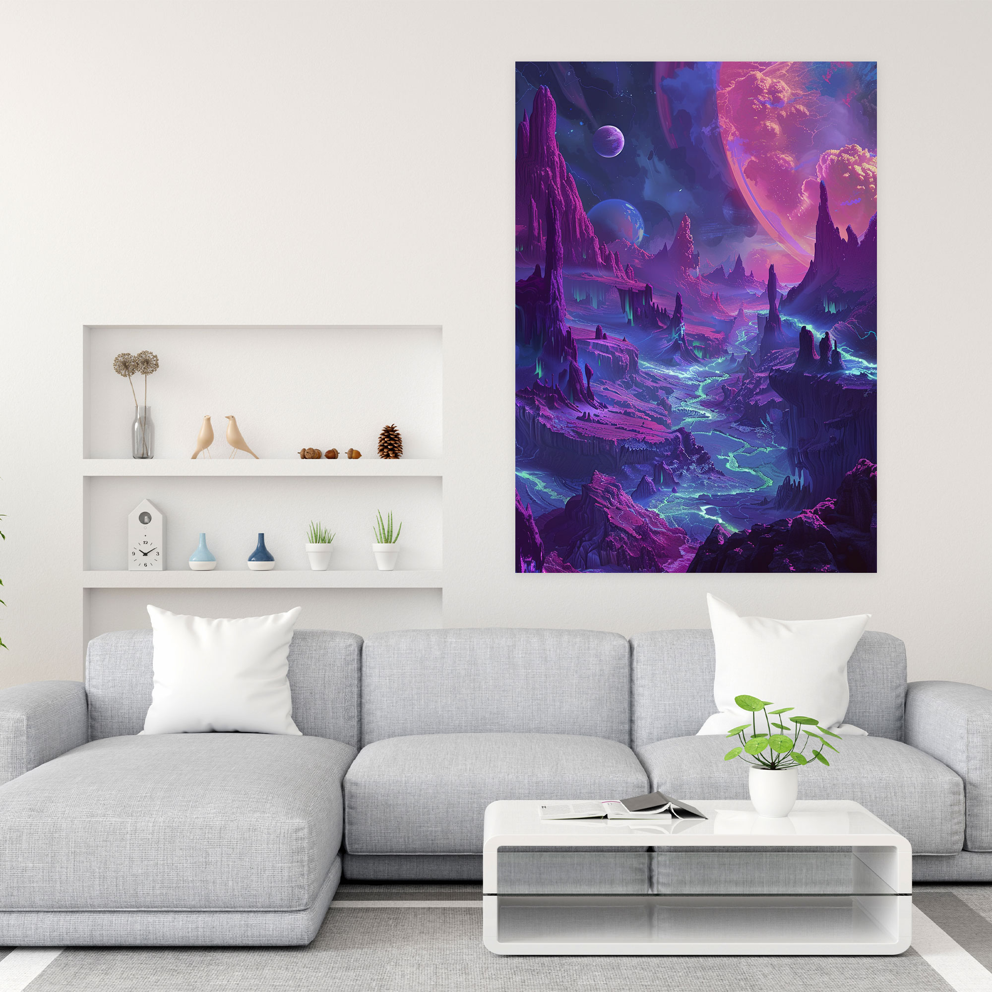 Futurism Art Style Wall Art - Futurism, Canvas, Canvas Wall Art, Home Decoration