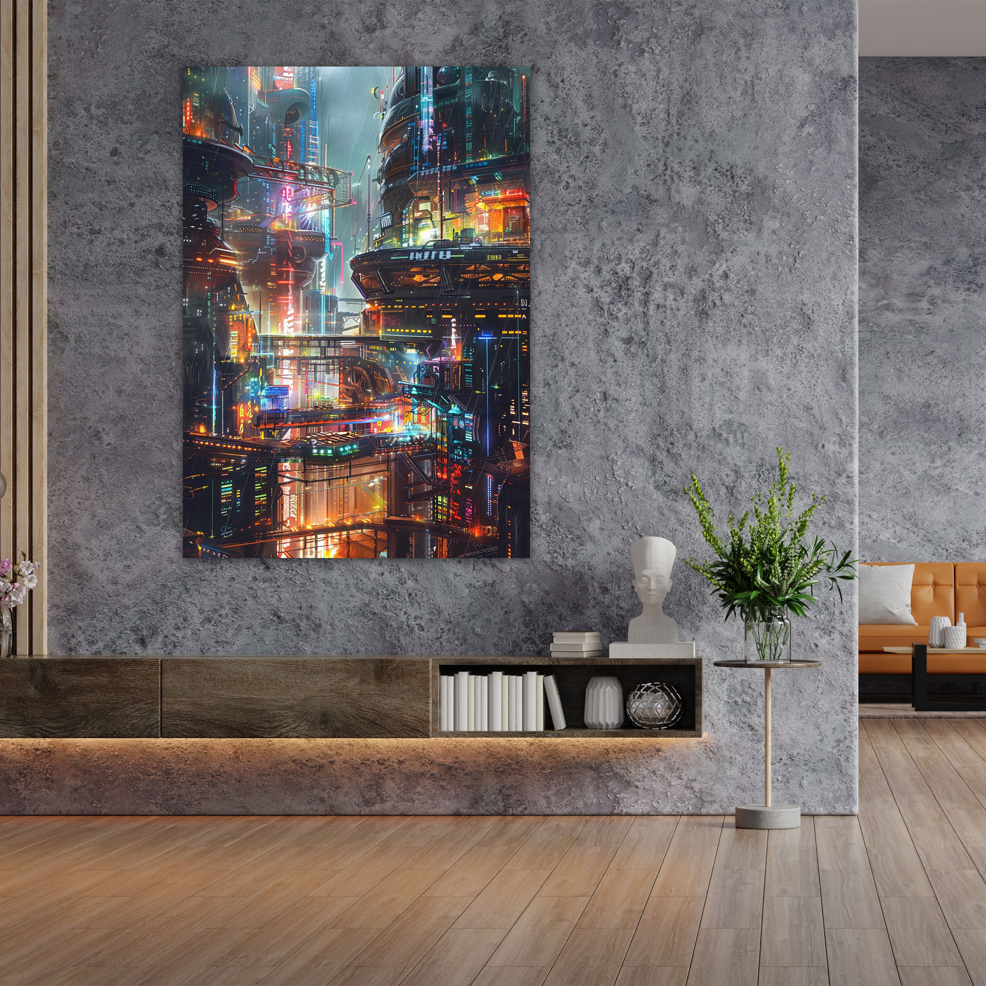 Futurism Art Style Wall Art - Futurism, Home Decoration, Wall Art, Canvas