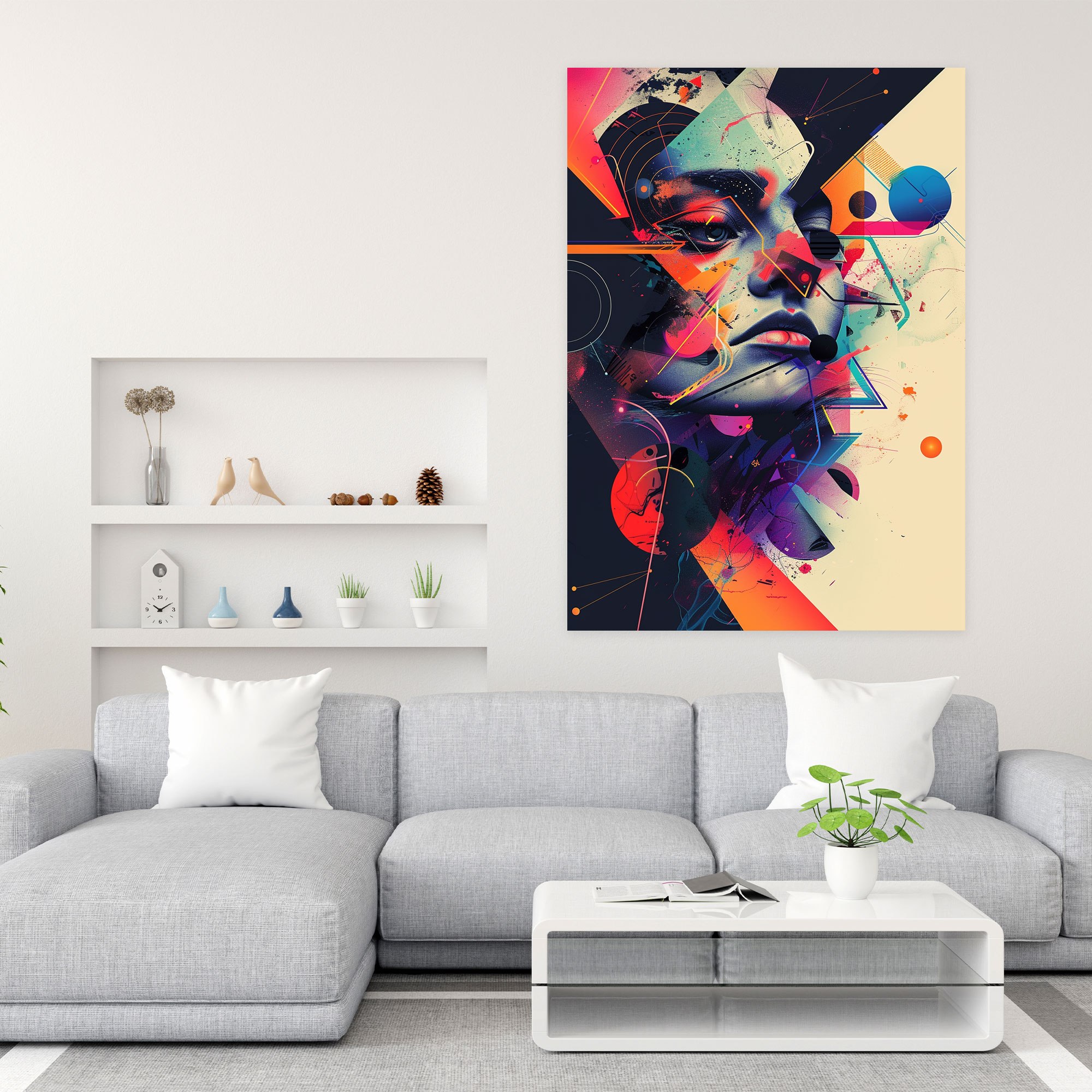 Futurism Art Style Wall Decoration - Futurism, Futurism Art Style, Canvas, Canvas Print