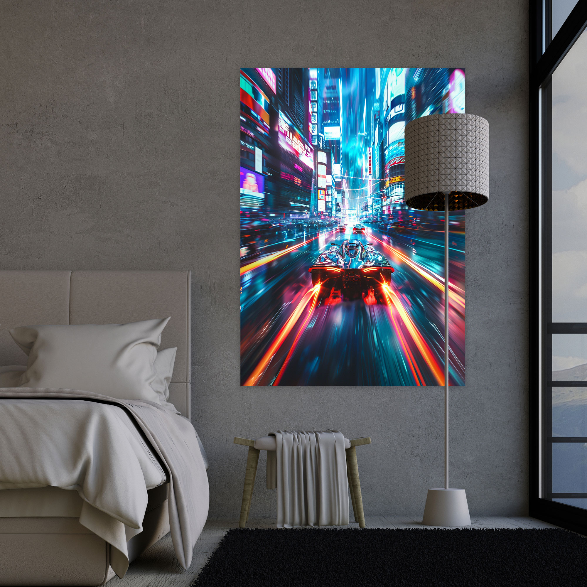 Futurism Art Style Canvas Print - Futurism, Wall Art, Canvas Wall Art, Home Decoration