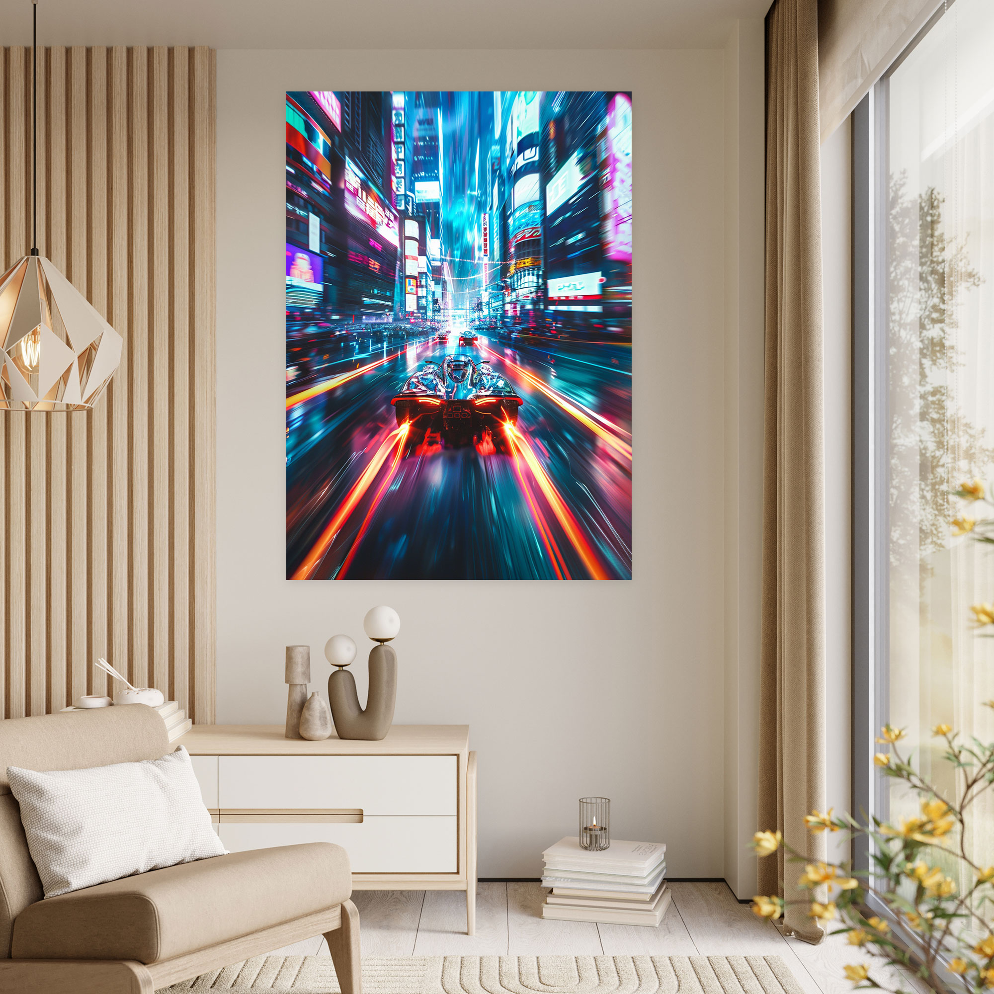 Futurism Art Style Canvas Print - Futurism, Wall Art, Canvas Wall Art, Home Decoration