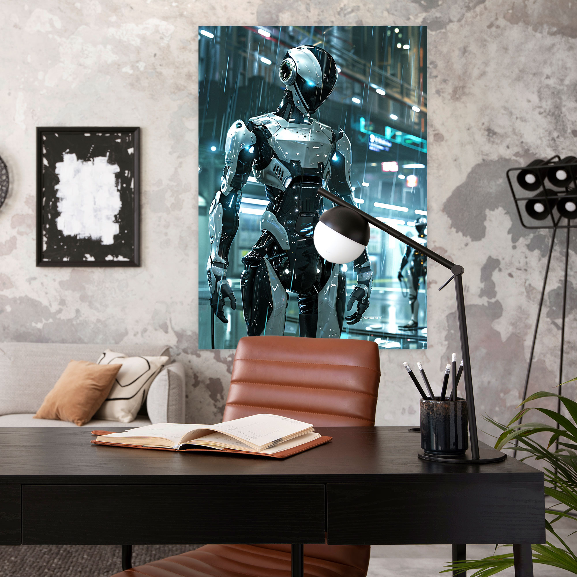 Robotic Futurism Wall Art - Futurism, Futurism Art Style, Wall Decoration, Wall Art
