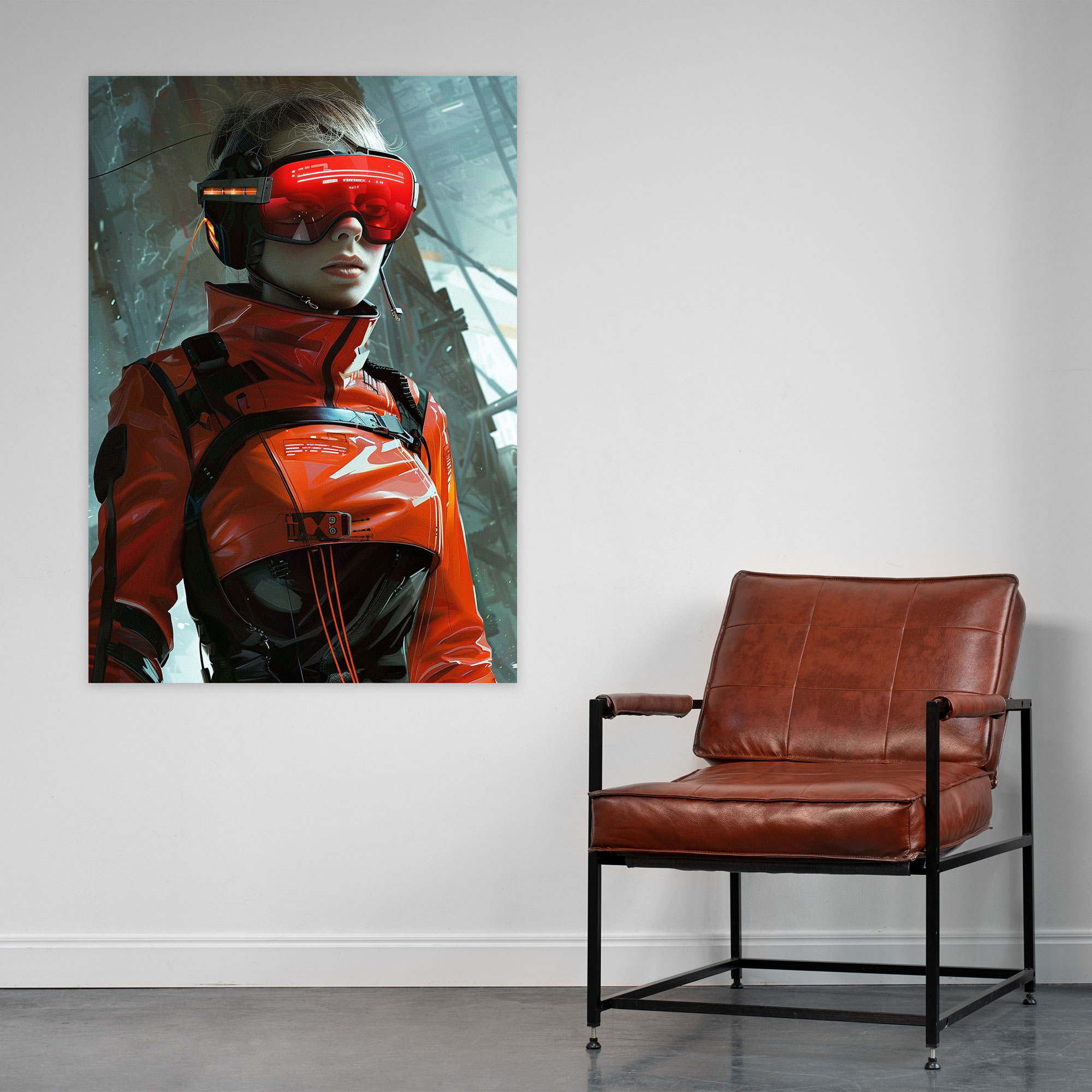 Futuristic Fashion Wall Art - Futurism, Canvas Wall Art, Home Decoration, Wall Art