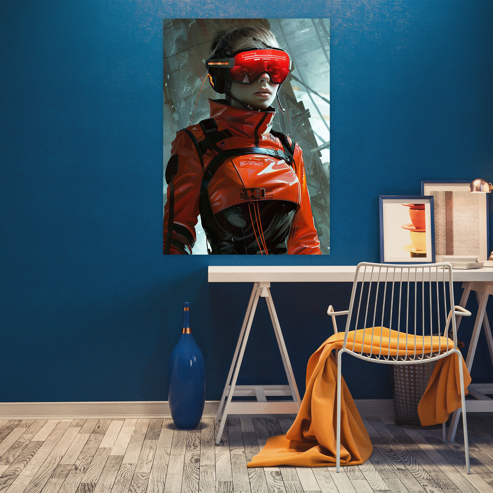 Futuristic Fashion Wall Art - Futurism, Canvas Wall Art, Home Decoration, Wall Art