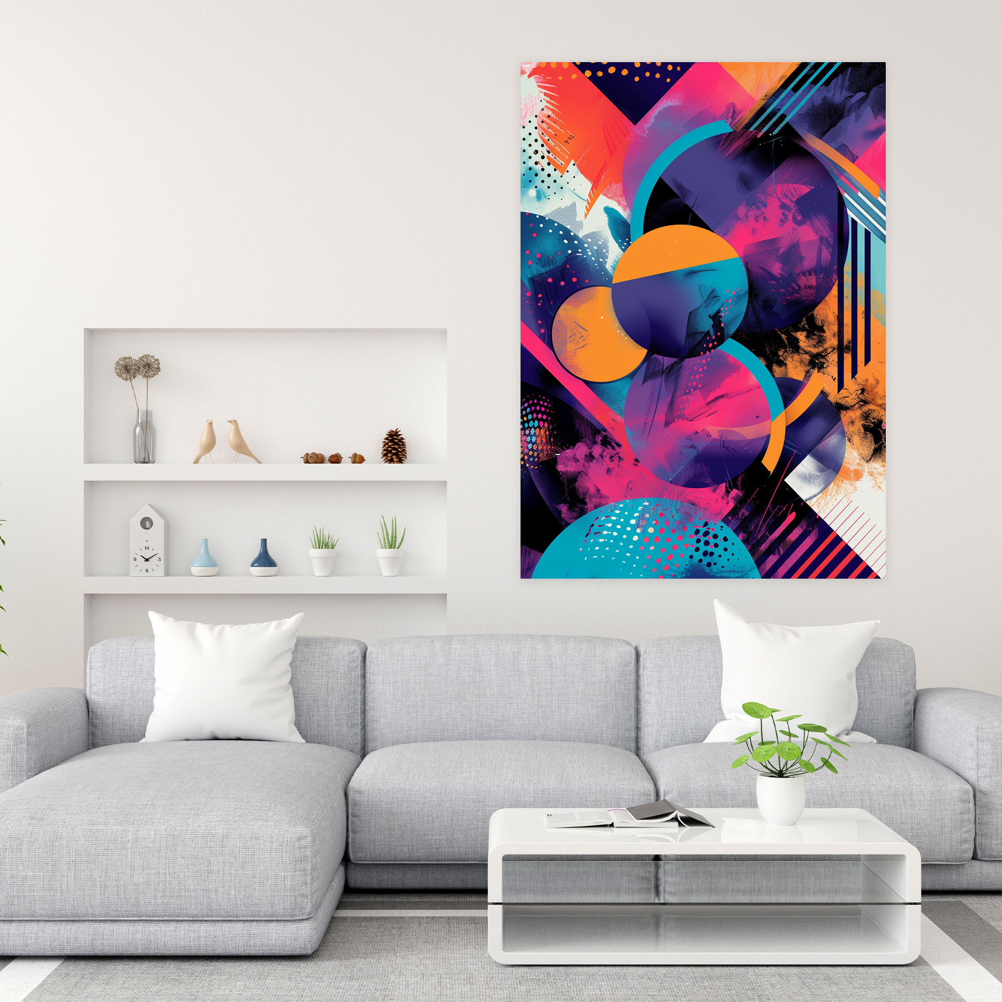 Futurism Art Style Wall Art - Futurism, Wall Decoration, Home Decoration, Futurism Art Style