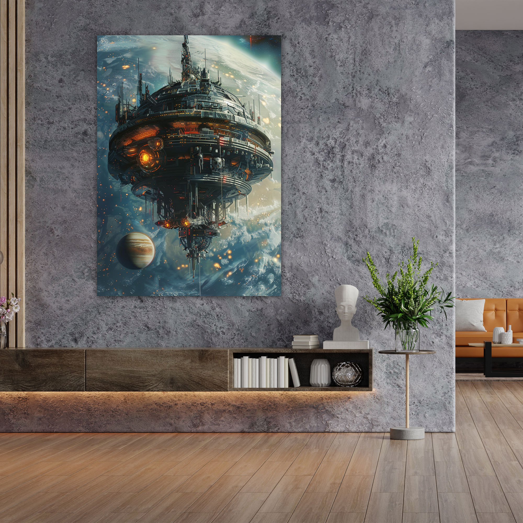Futurism Art Style Canvas Print - Futurism, Home Decoration, Canvas Wall Art, Canvas Print