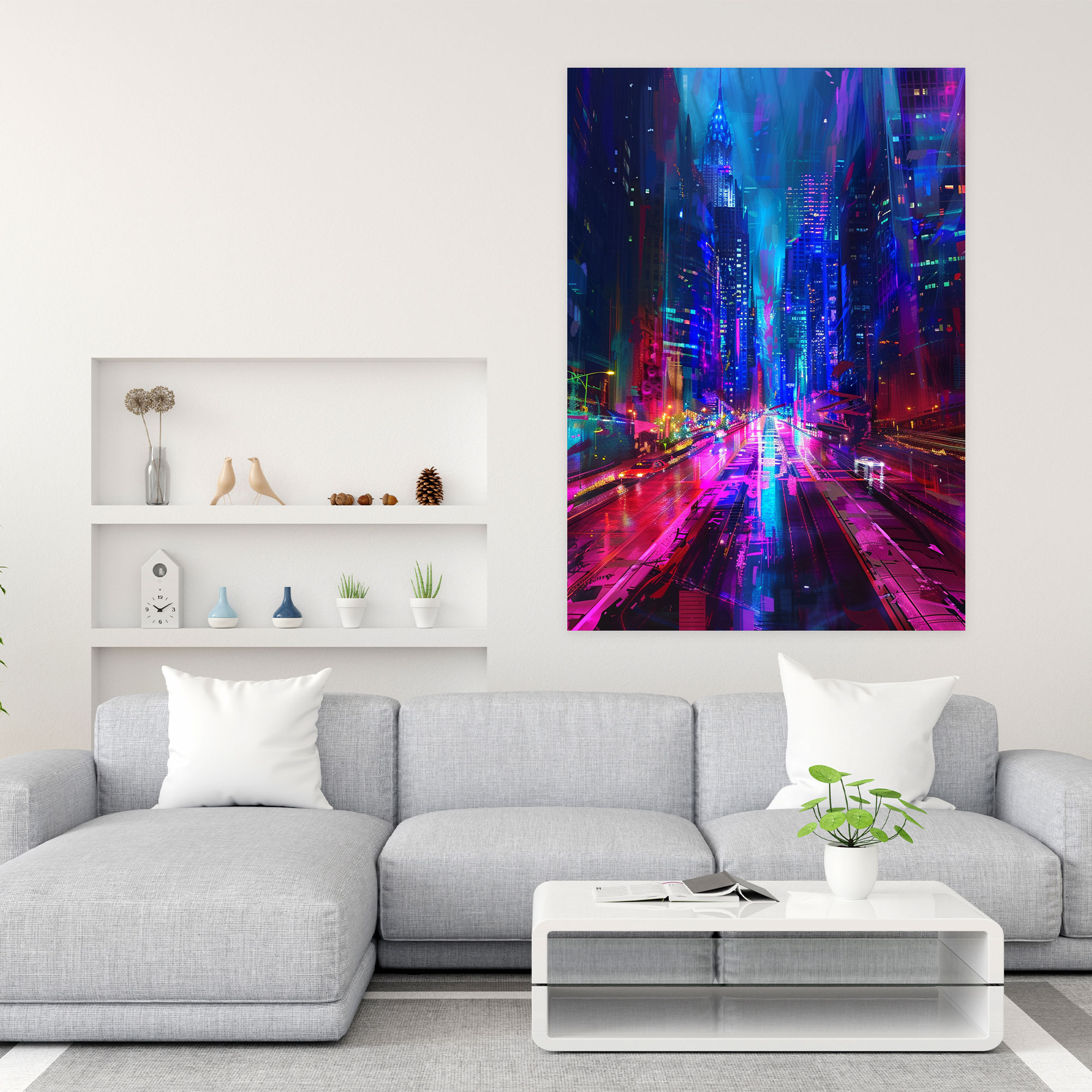 Futurism Art Style Canvas Print - Futurism, Wall Decoration, Canvas, Canvas Print