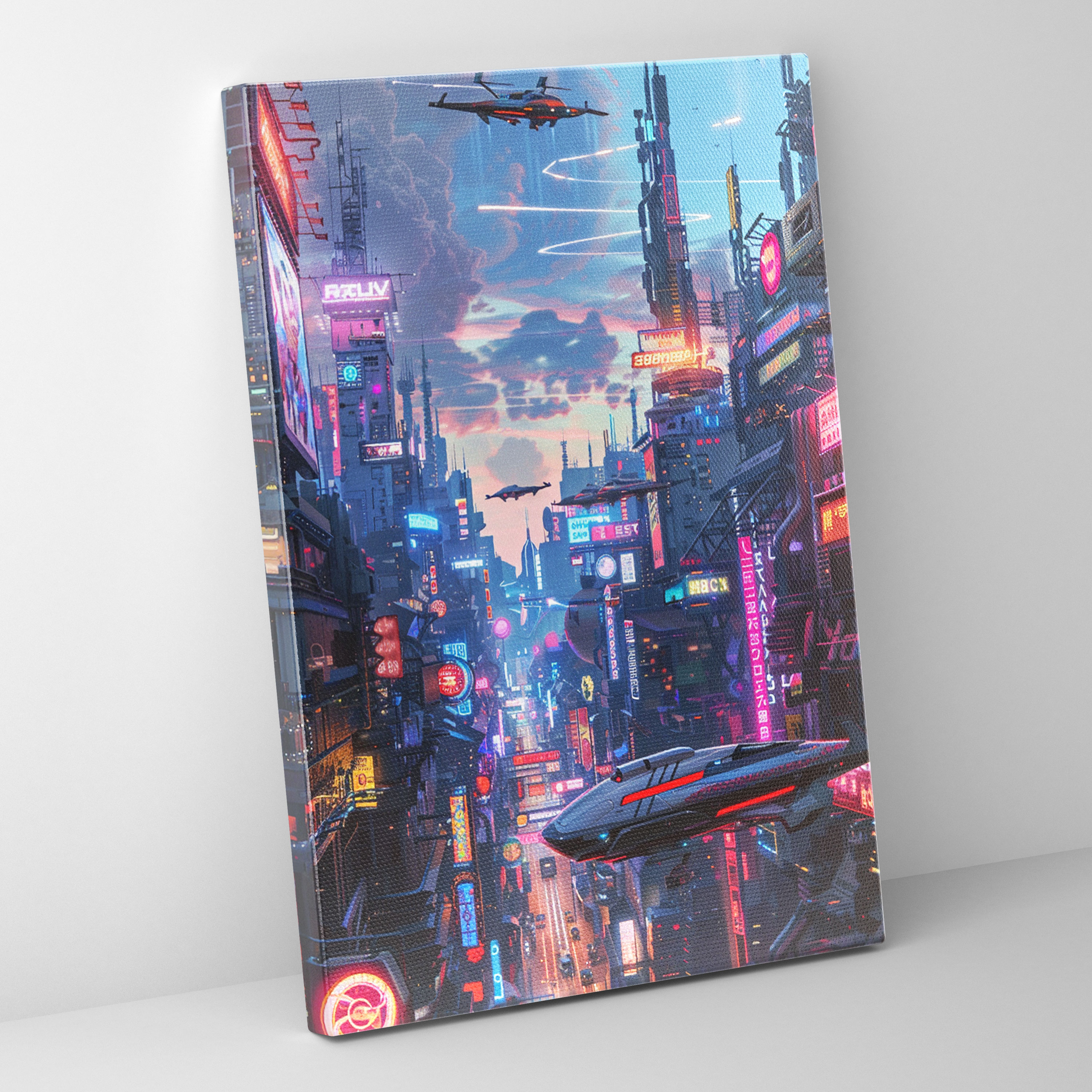 Futurism Art Style Wall Decoration - Futurism, Wall Art, Canvas Wall Art, Futurism Art Style