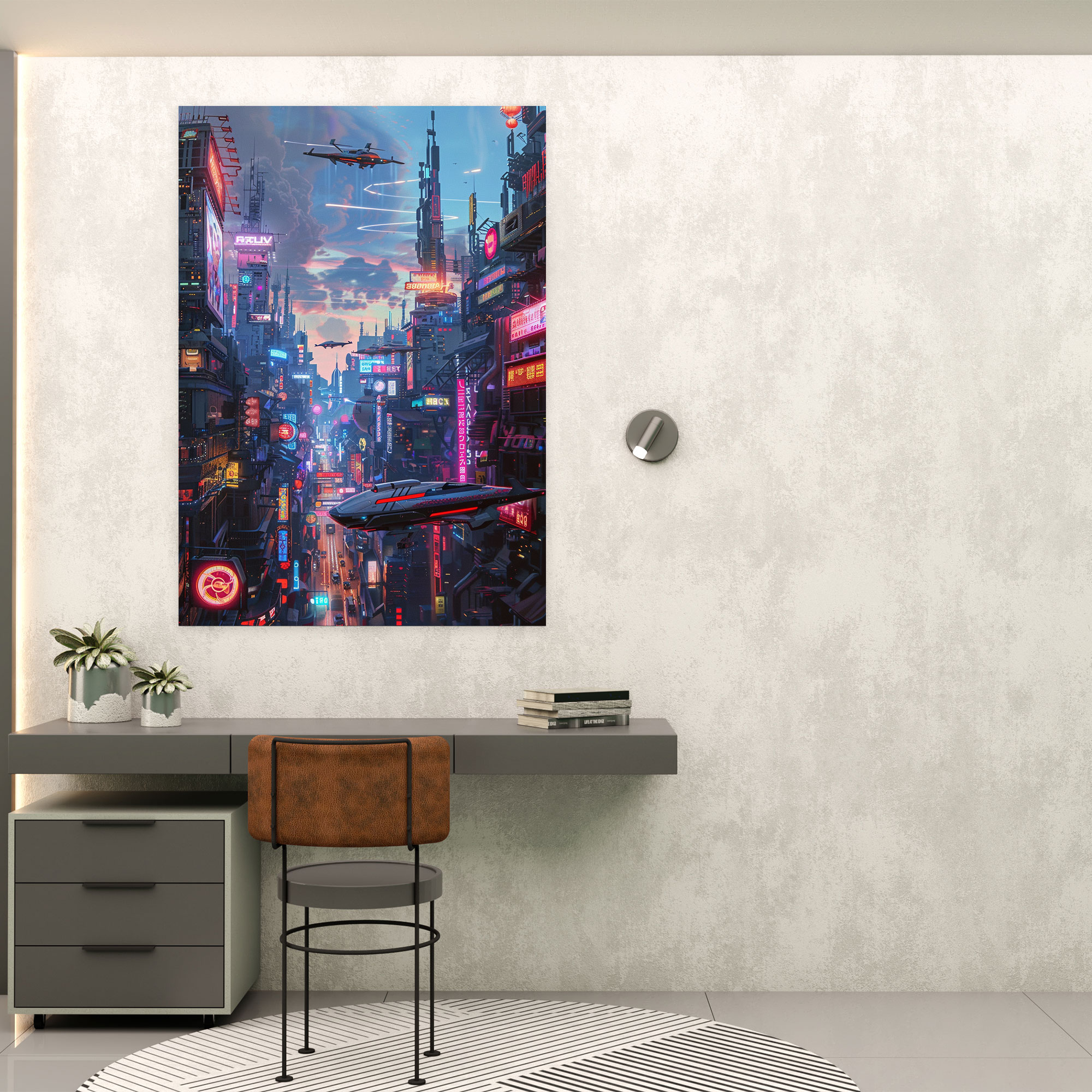 Futurism Art Style Wall Decoration - Futurism, Wall Art, Canvas Wall Art, Futurism Art Style