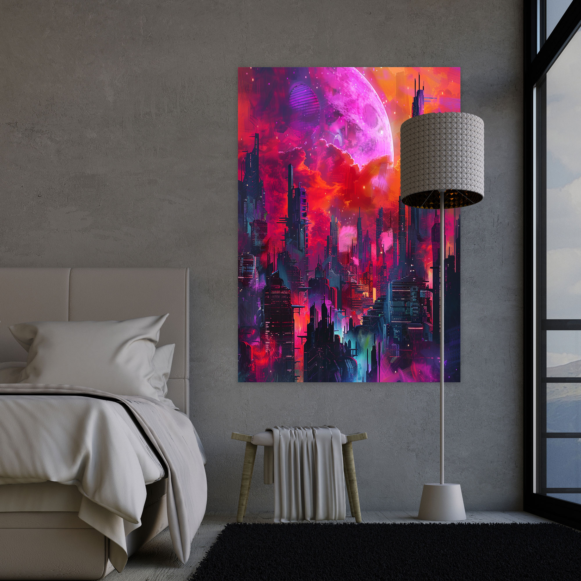 Futurism Art Style Wall Art - Futurism, Home Decoration, Canvas, Wall Decoration