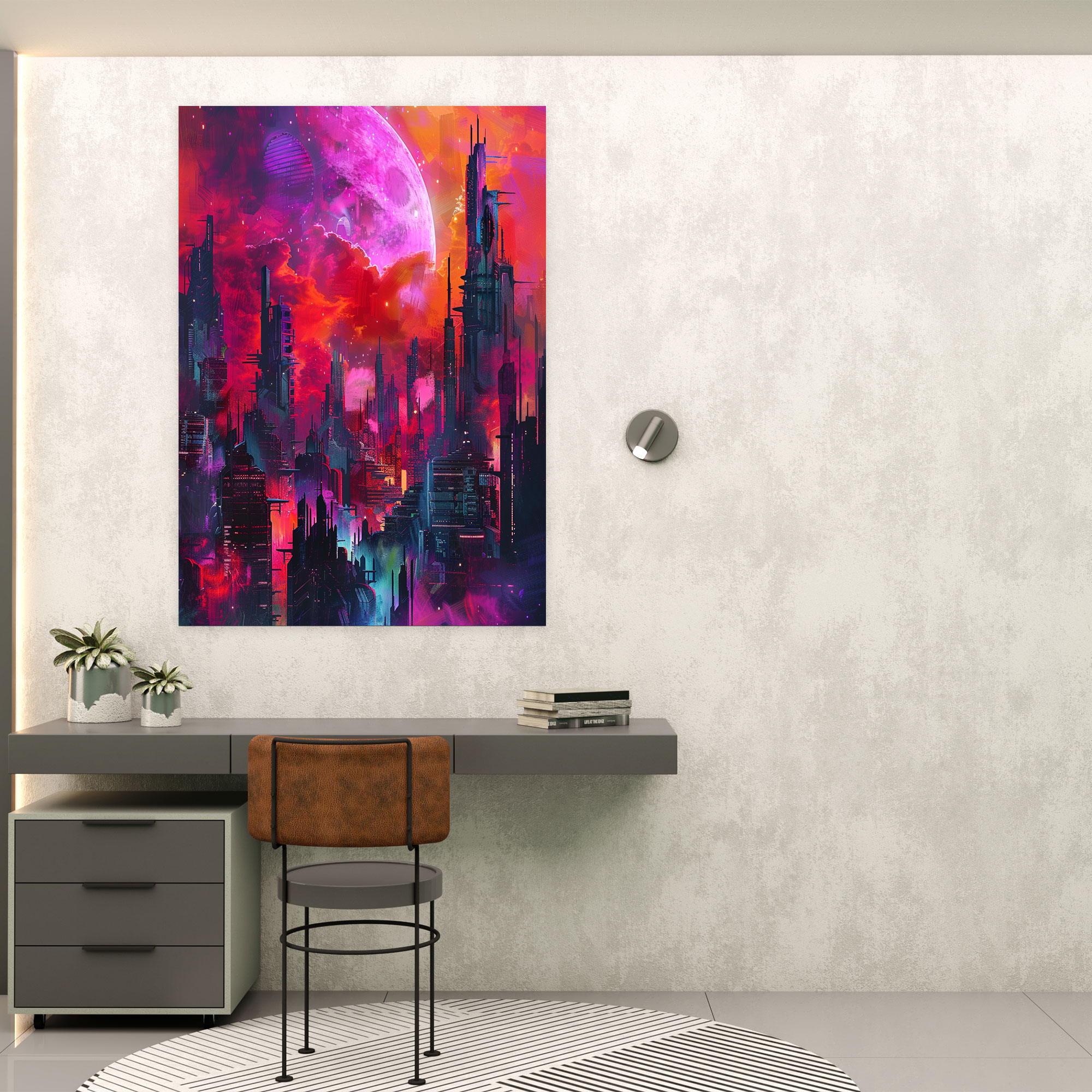 Futurism Art Style Wall Art - Futurism, Home Decoration, Canvas, Wall Decoration