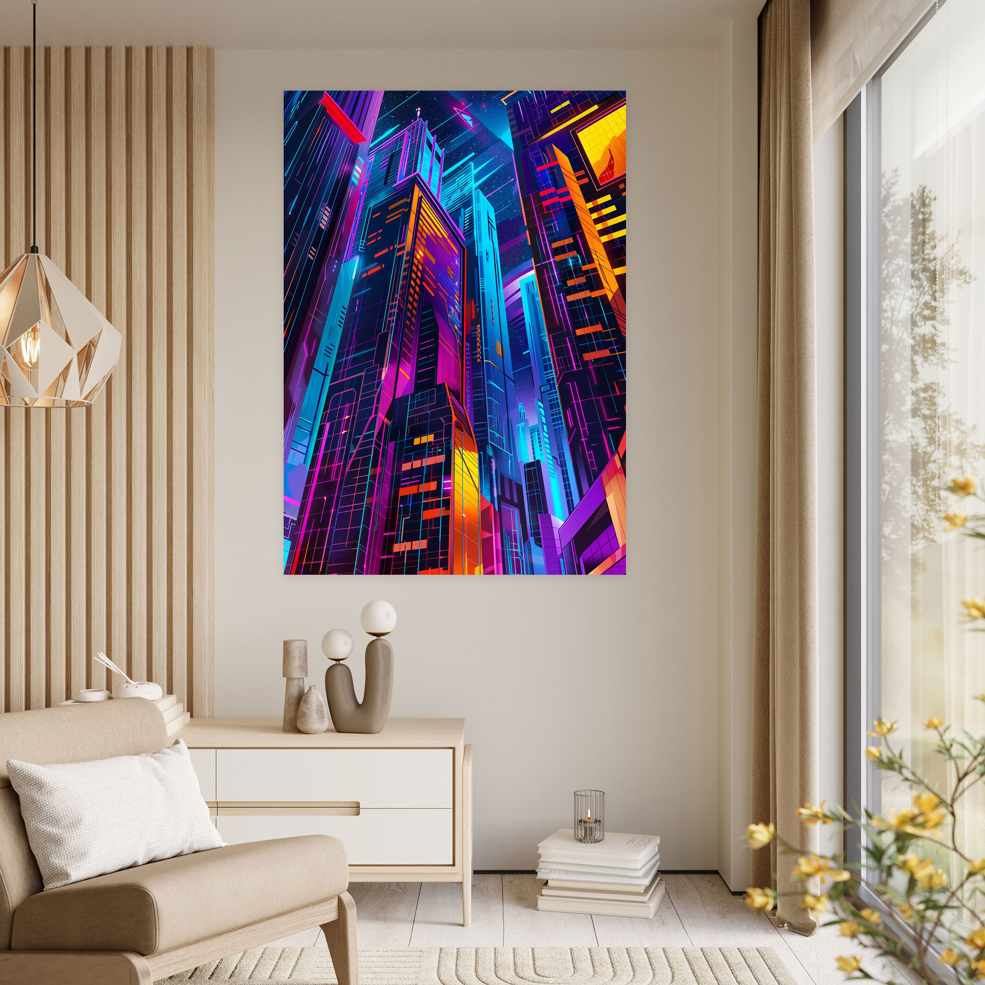 Futurism Art Style Canvas Print - Futurism, Wall Decoration, Wall Art, Home Decoration