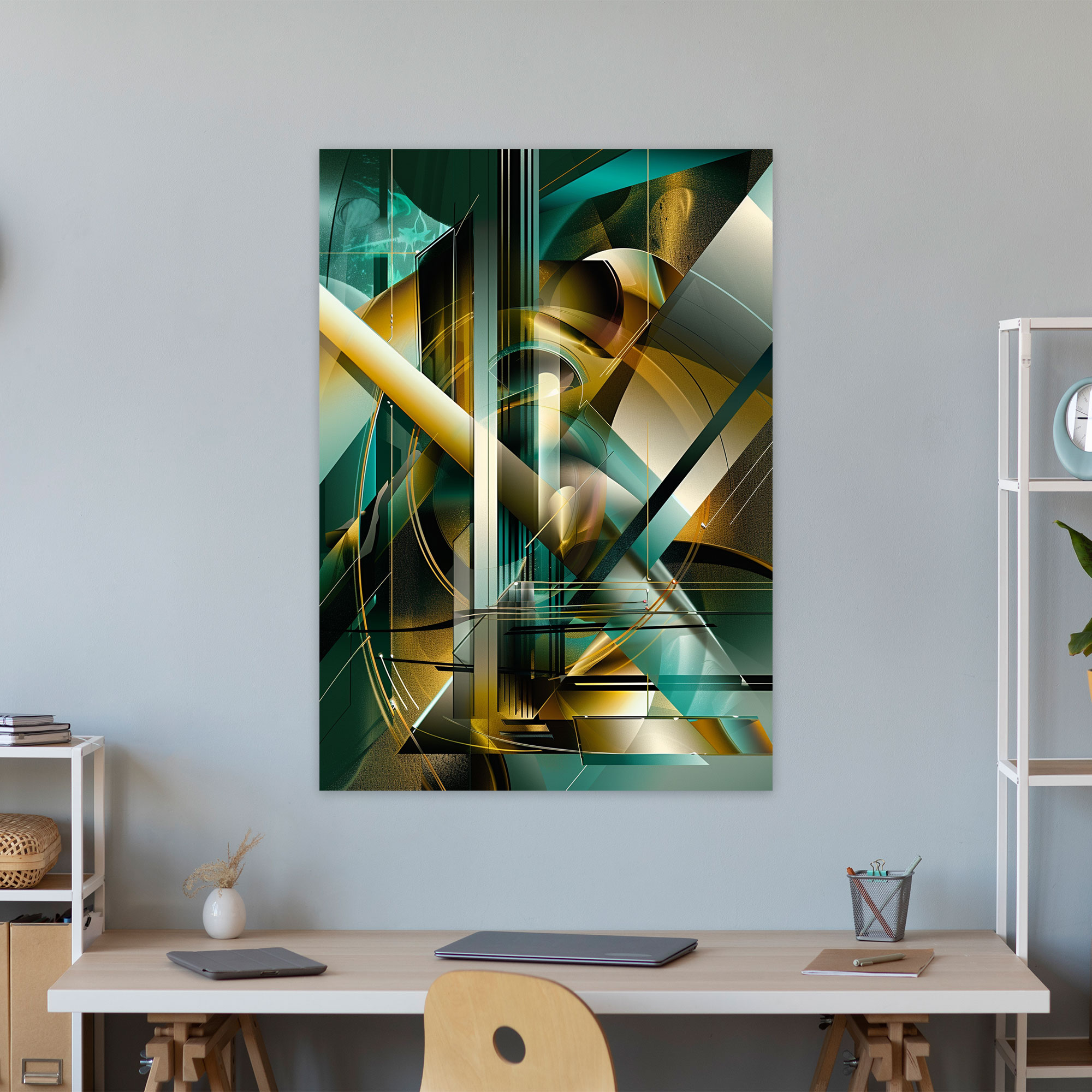 Futurism Art Style Wall Art - Futurism, Wall Decoration, Canvas, Home Decoration