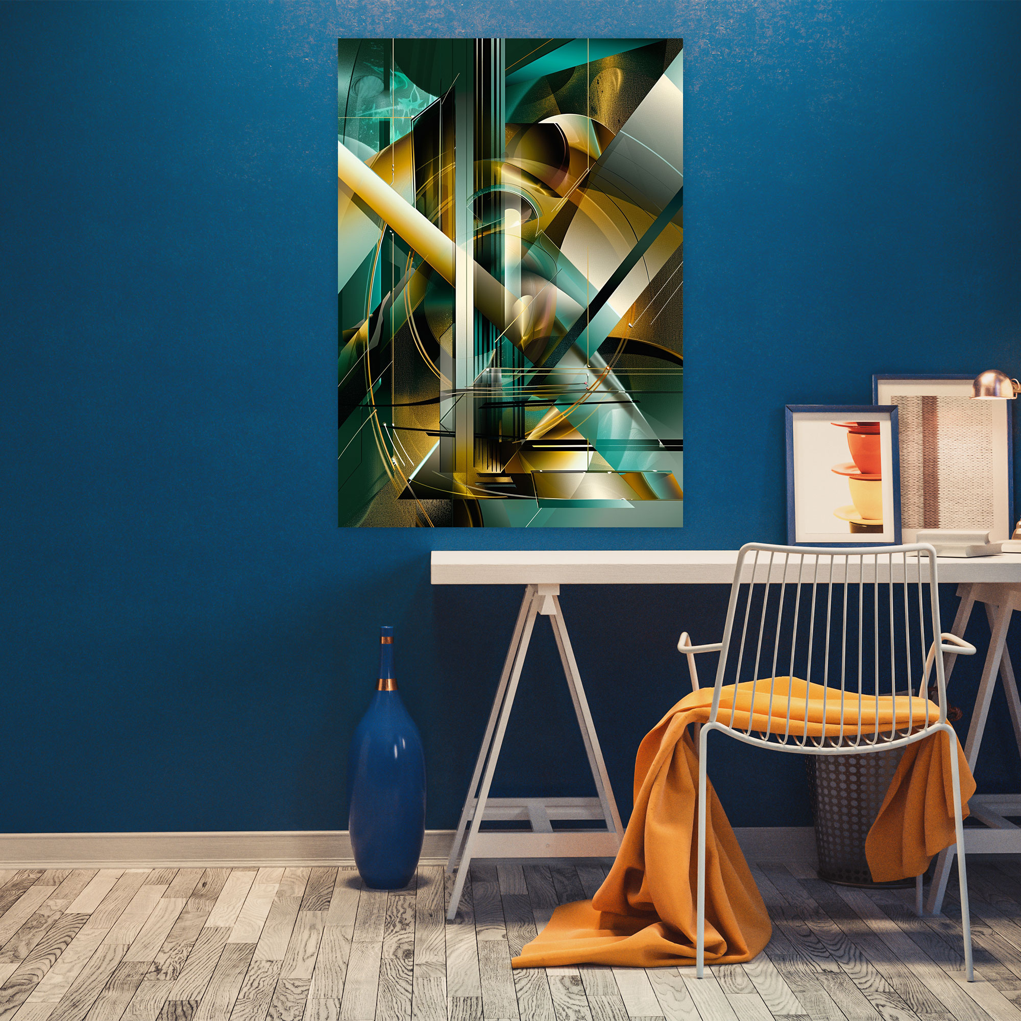 Futurism Art Style Wall Art - Futurism, Wall Decoration, Canvas, Home Decoration