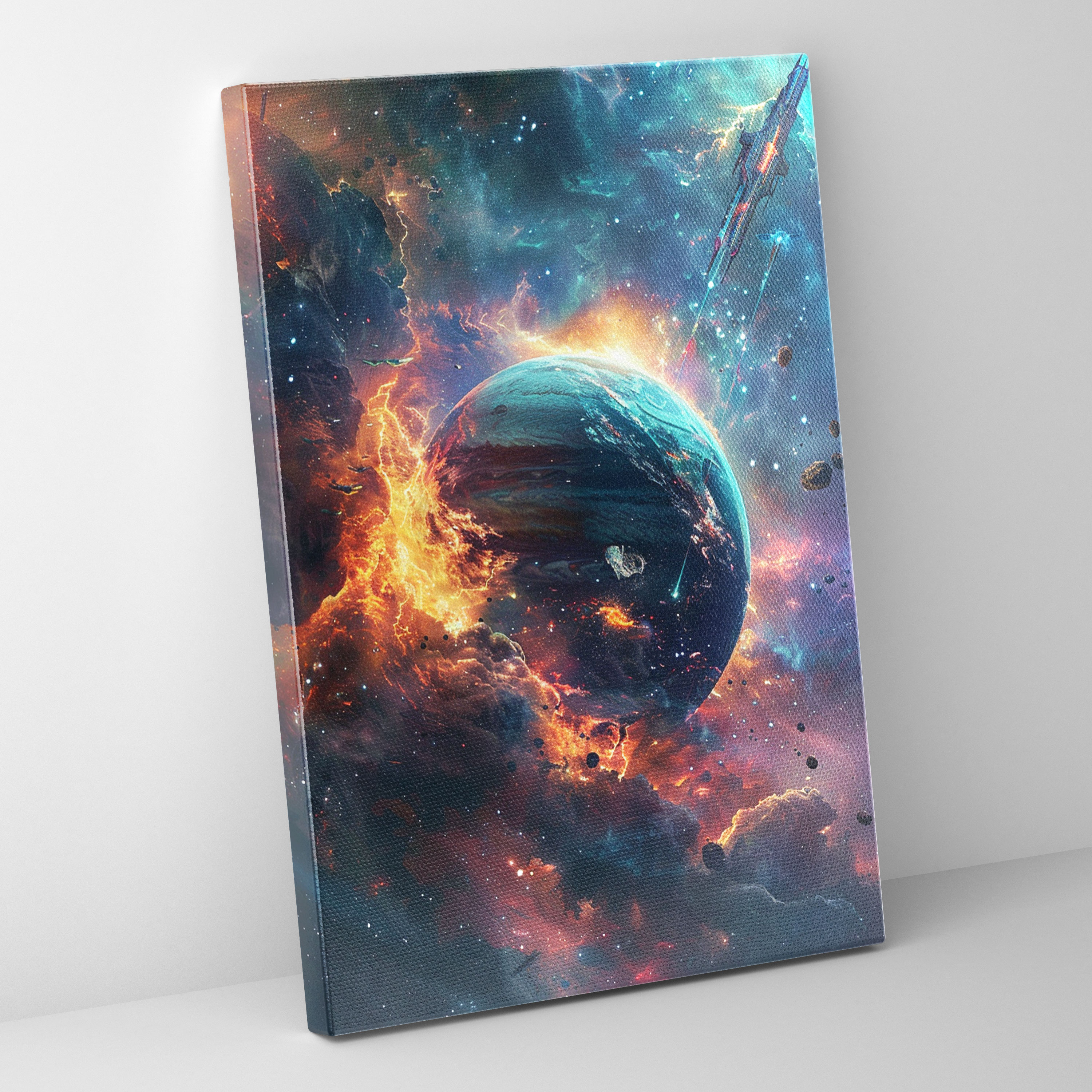Futurism Art Style Canvas Print - Futurism, Canvas, Futurism Art Style, Home Decoration
