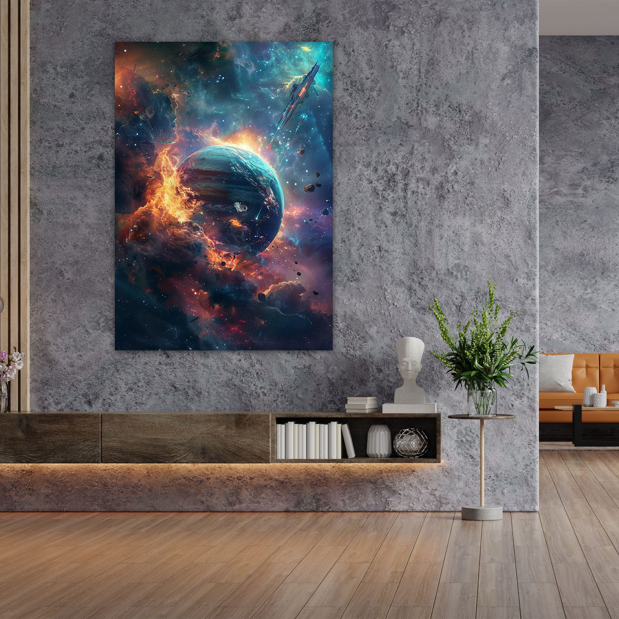 Futurism Art Style Canvas Print - Futurism, Canvas, Futurism Art Style, Home Decoration