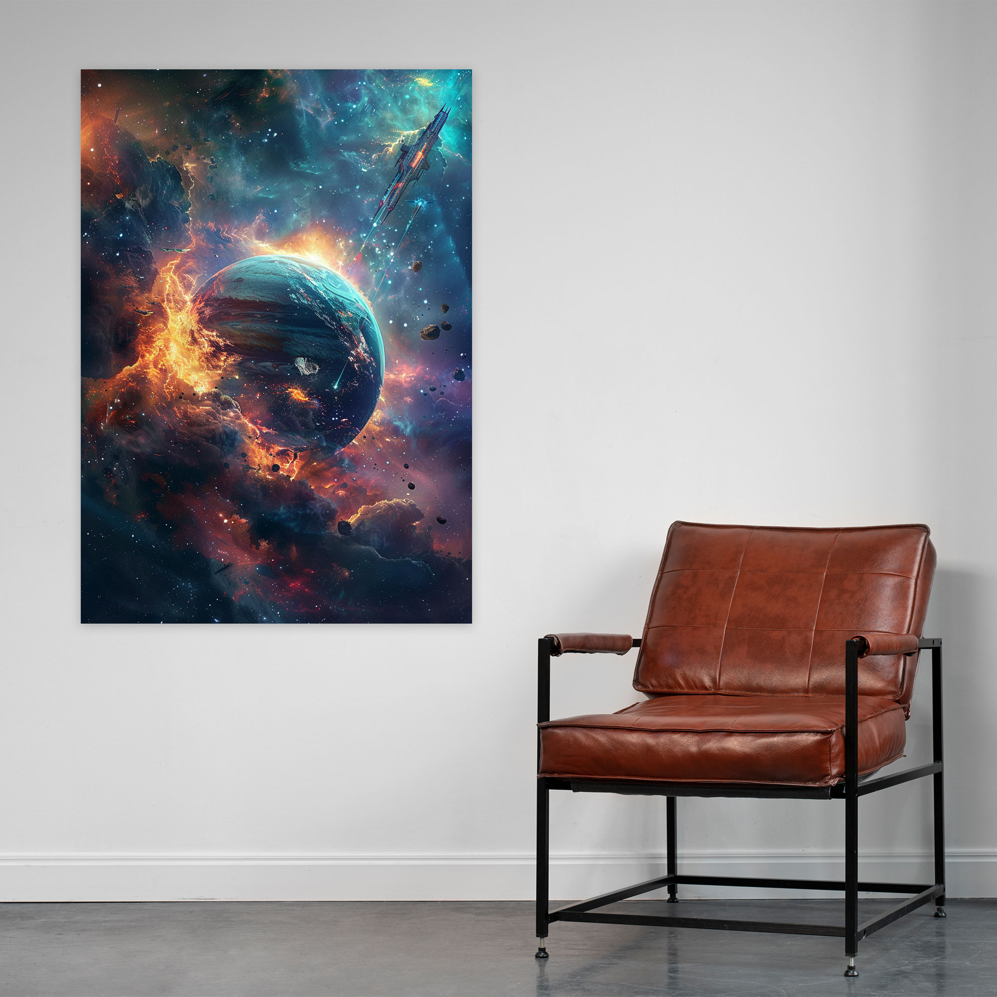 Futurism Art Style Canvas Print - Futurism, Canvas, Futurism Art Style, Home Decoration